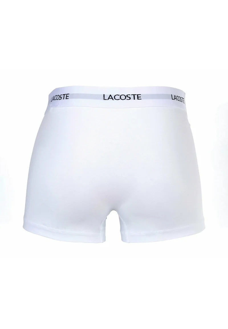 Boxer Lacoste elasticizzati con logo, confezione da 6: blu scuro, bianco, rosso