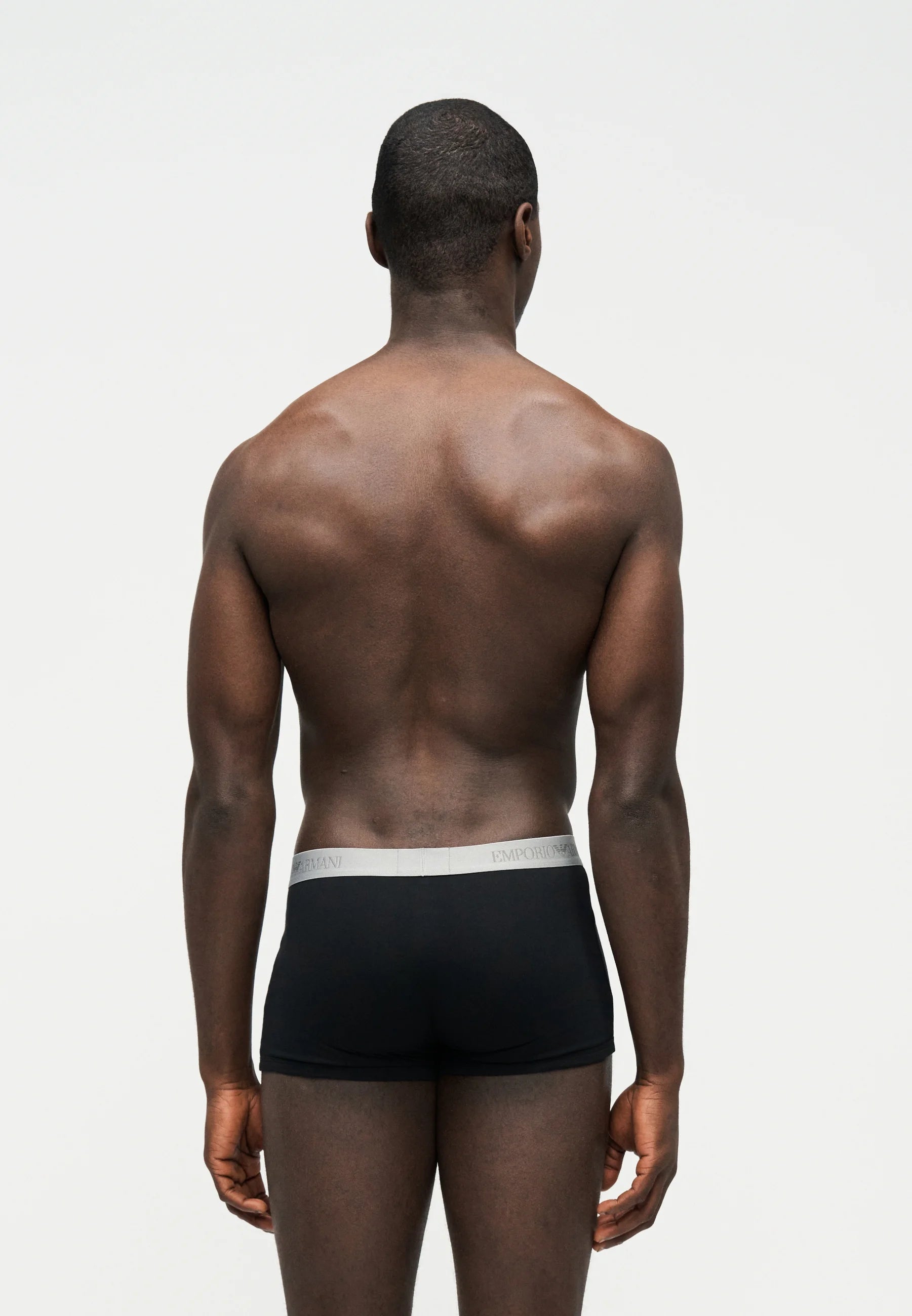 Lot de 3 boxers Emporio Armani PURE – Noir, Gris