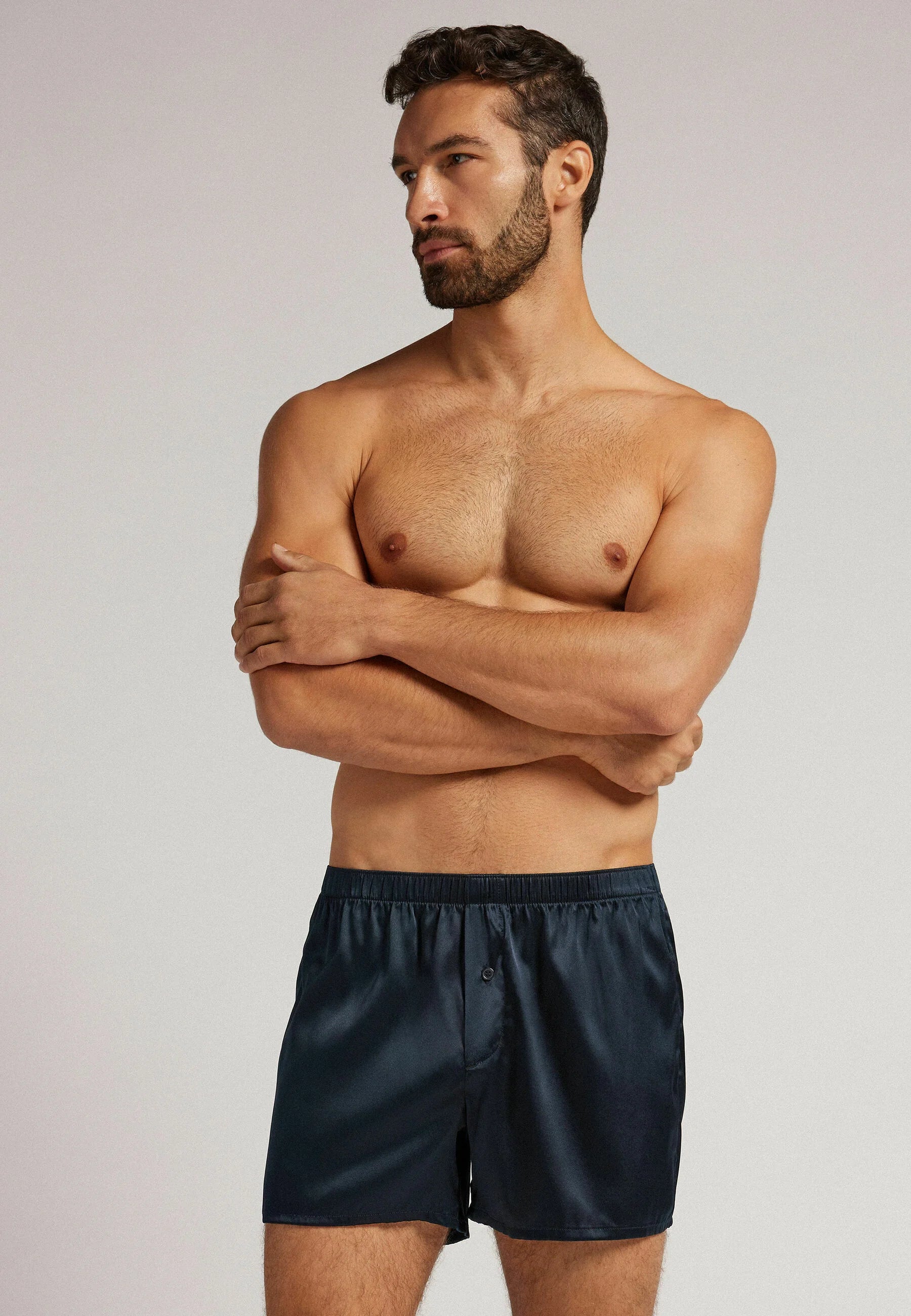 Boxerky IUMAN Intimissimi Uomo Relaxed Fit – modré