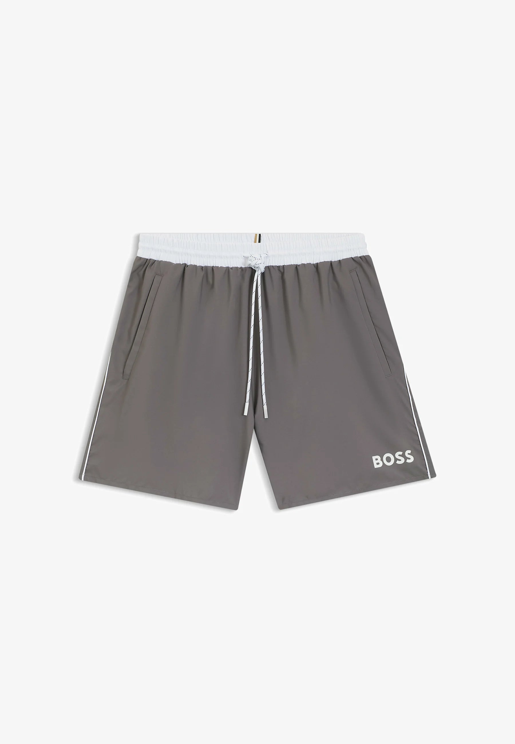 Short de bain BOSS Starfish – Gris foncé Five