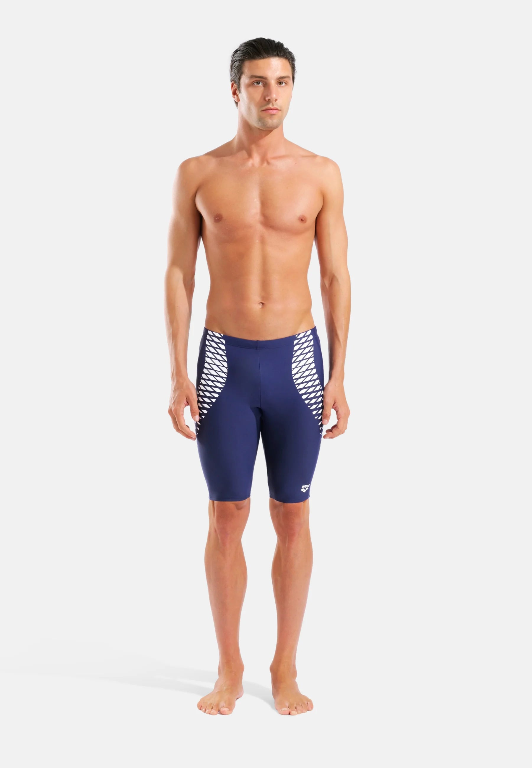 Jammer de natation Arena Openings – Bleu marine, Blanc