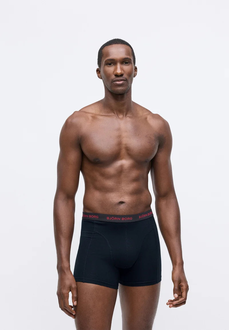 Lot de 3 boxers extensibles Björn Borg – couleurs mélangées