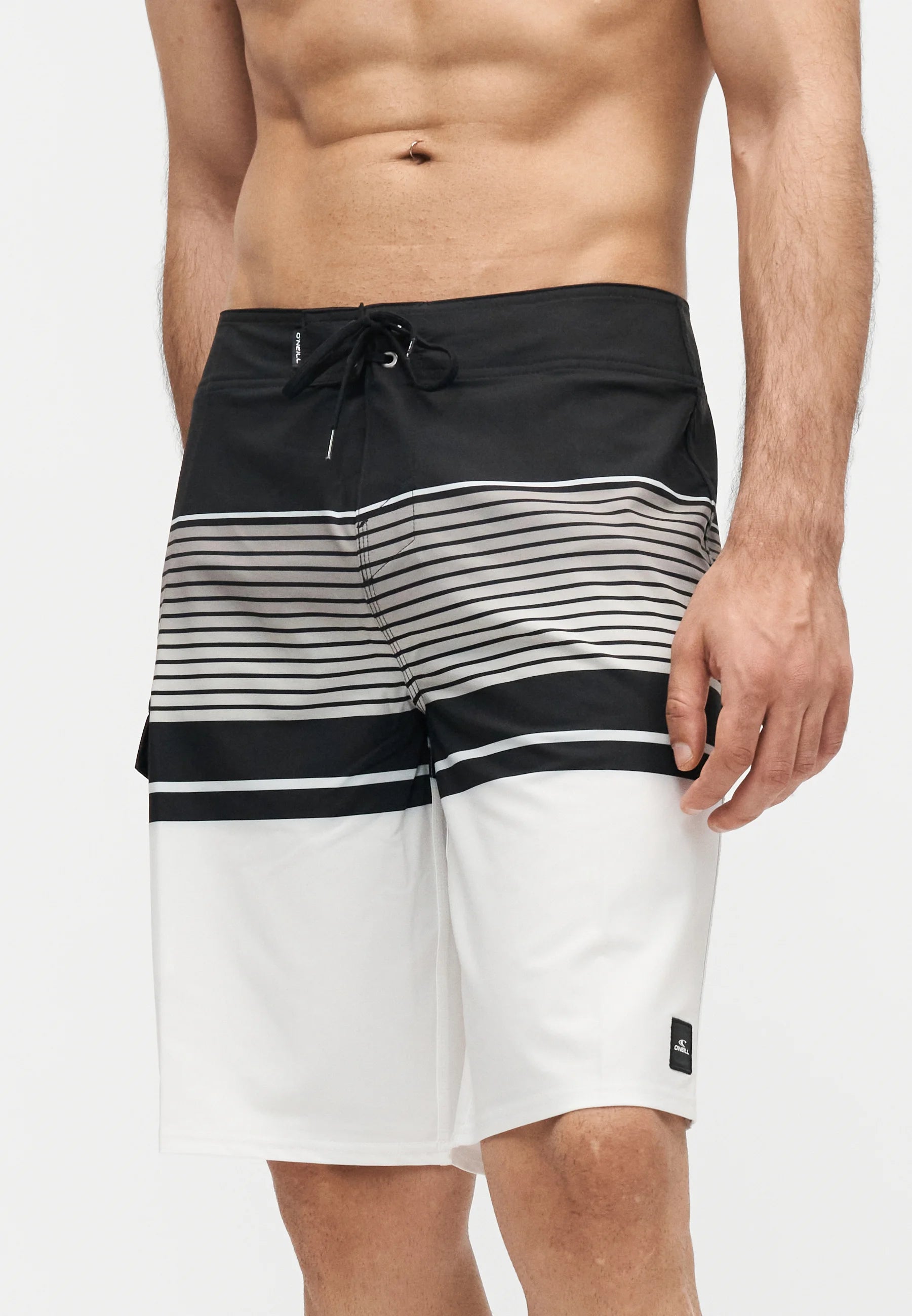 Short de bain O'Neill Lennox Stripe - Blanc