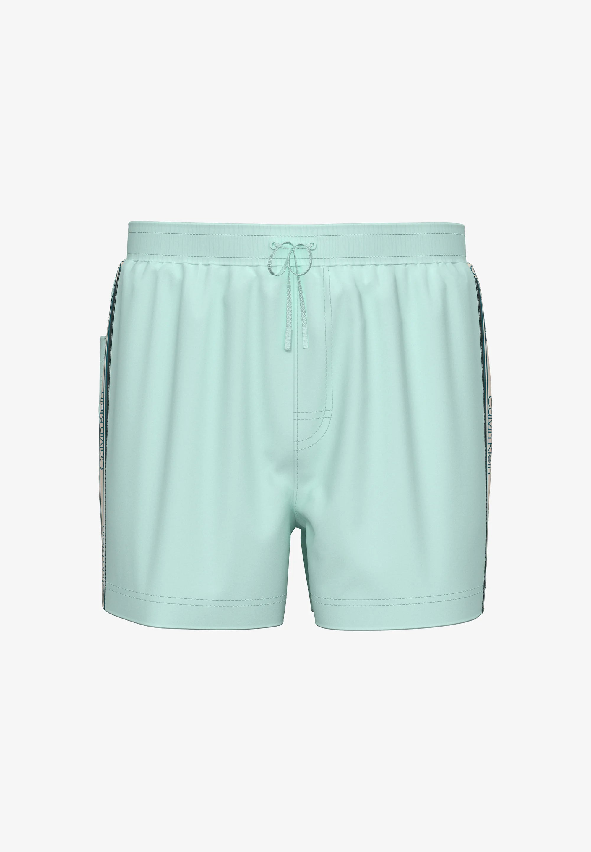 Calvin Klein Drawstring Icon Swim Shorts – Glacier Mist