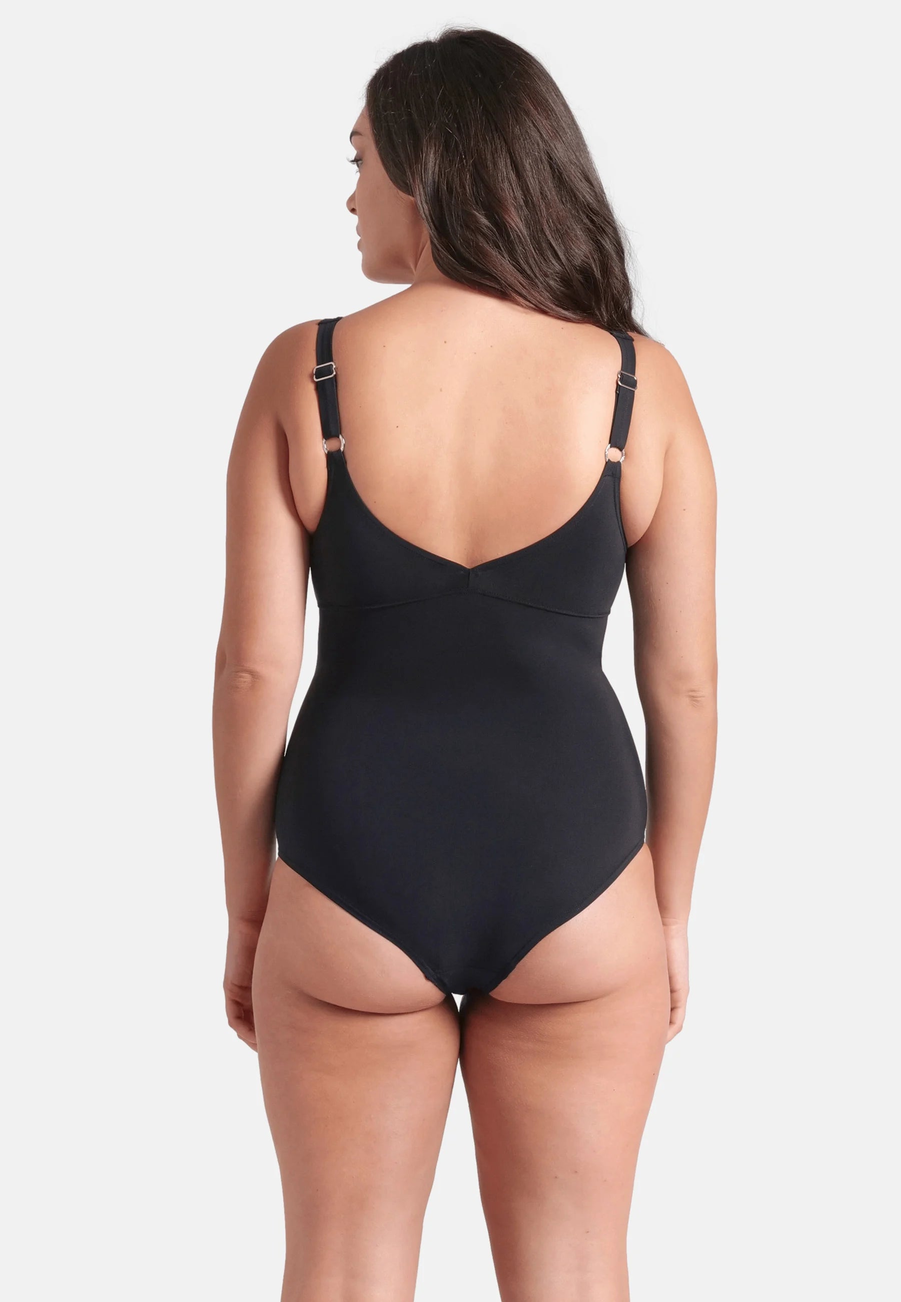 Arena Shapewear Milena B-Cup One-Piece Swimsuit – Black
