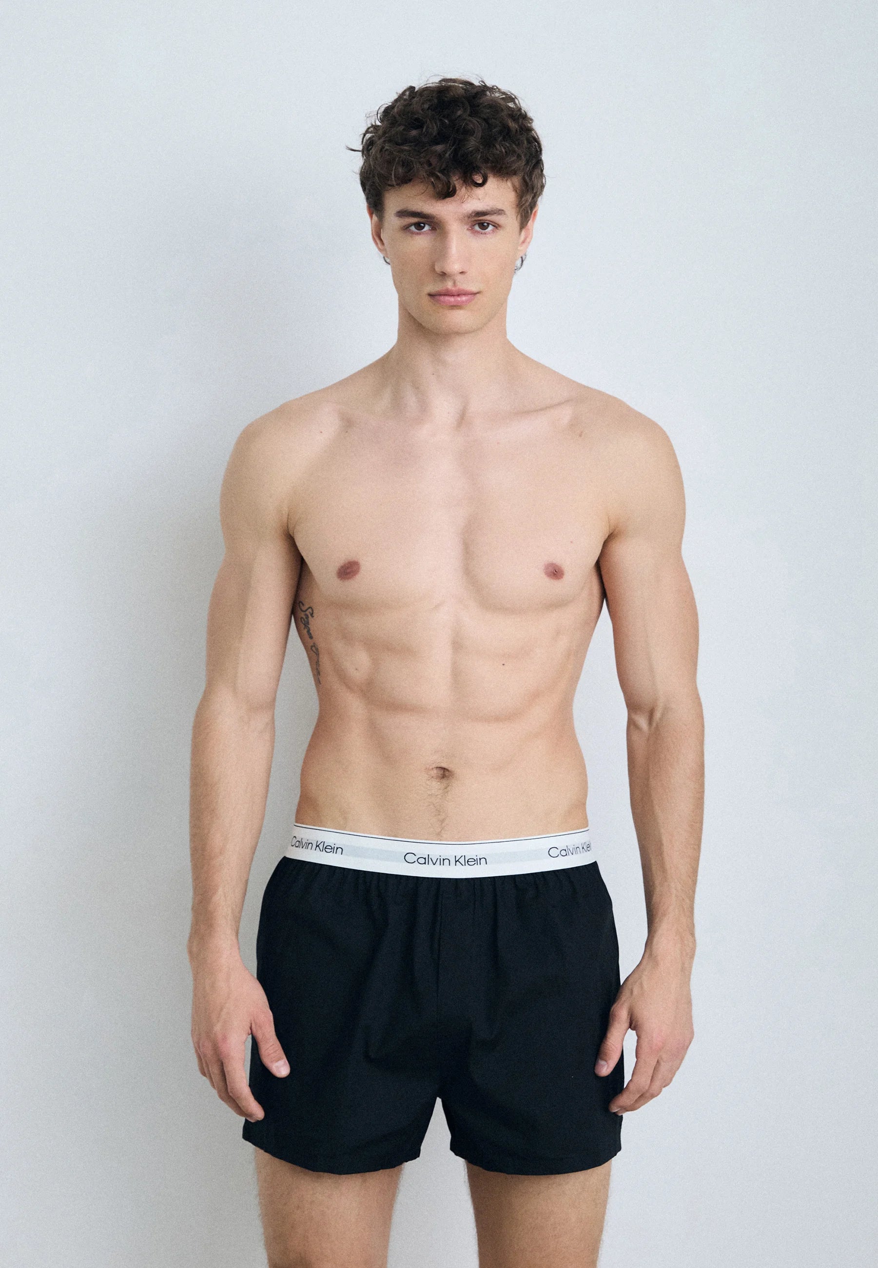 Calvin Klein Icon Cotton Stretch Slim boxerky – 3 balení – černé