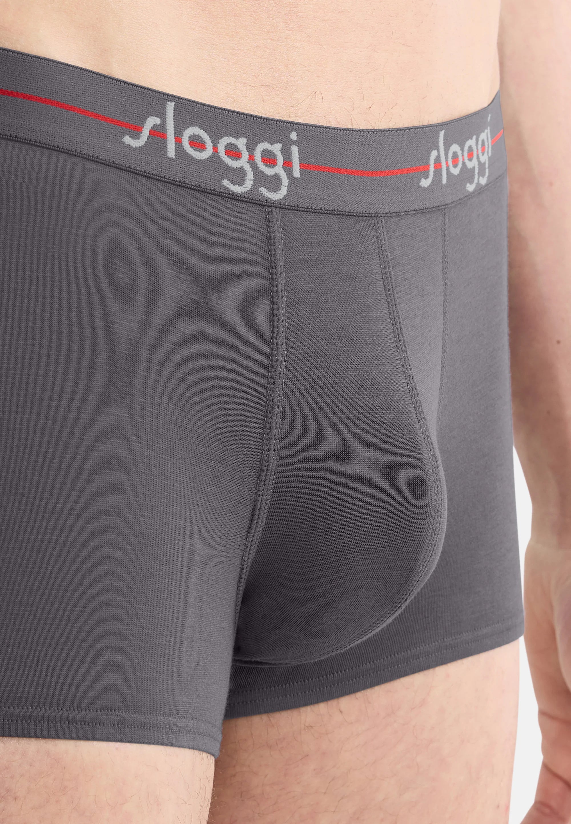 Sloggi Start Hipster Trunks 6 Pack – Graphite, Stone Grey