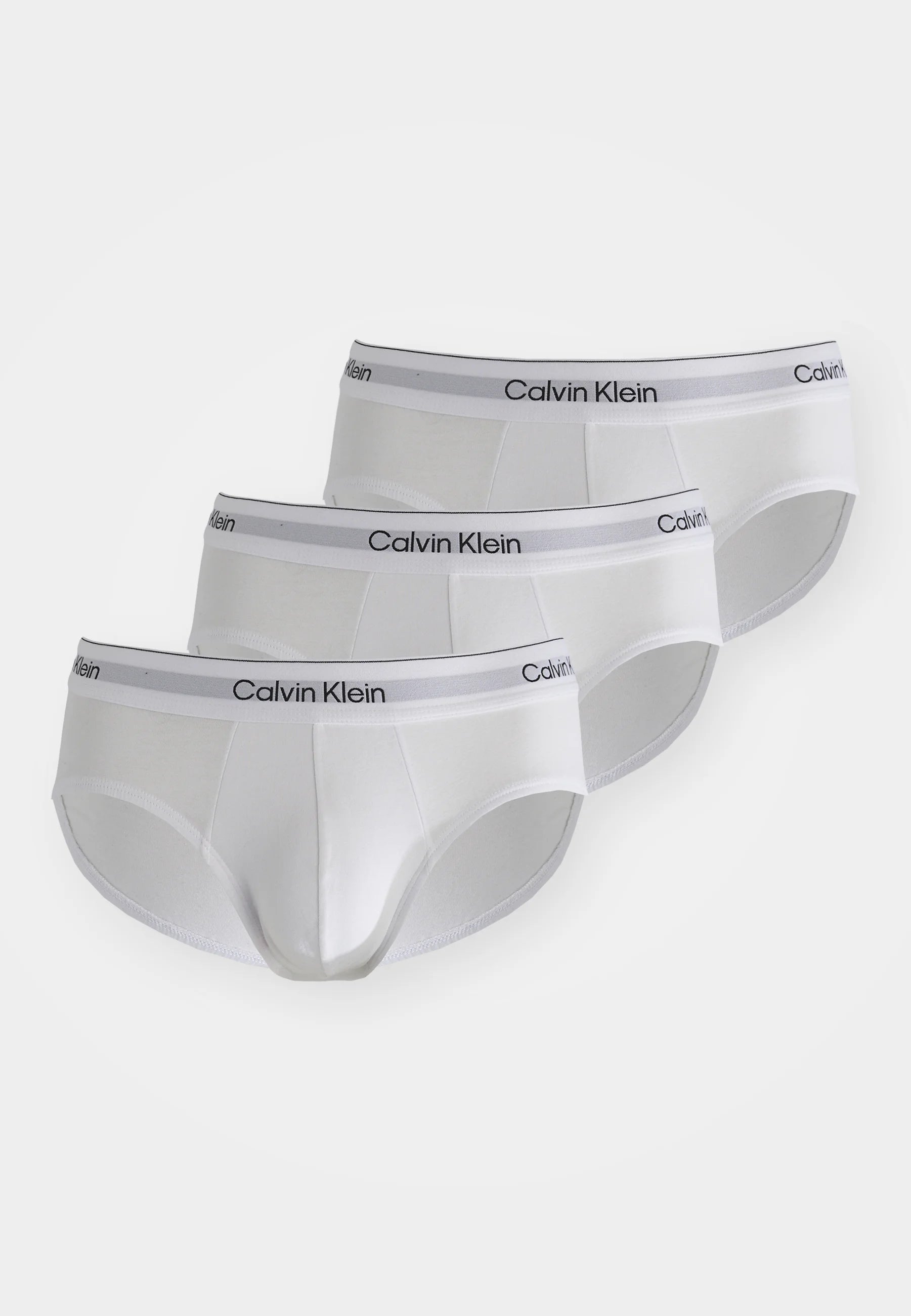 Calvin Klein Icon Cotton Stretch Hip Briefs – 3 Pack – White