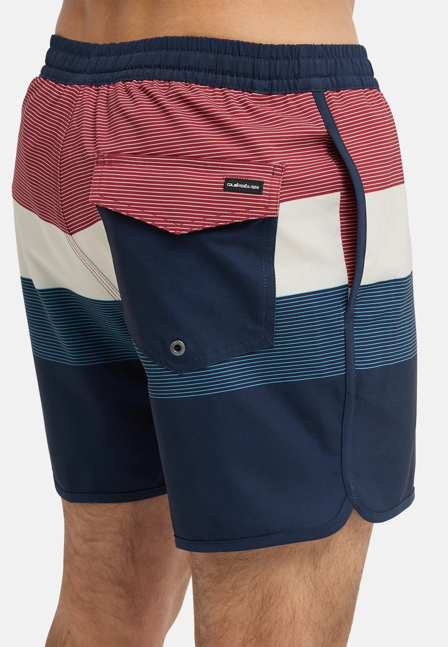 Short de bain Quiksilver Stretch Scallop Volley – Dark Navy Tijuana