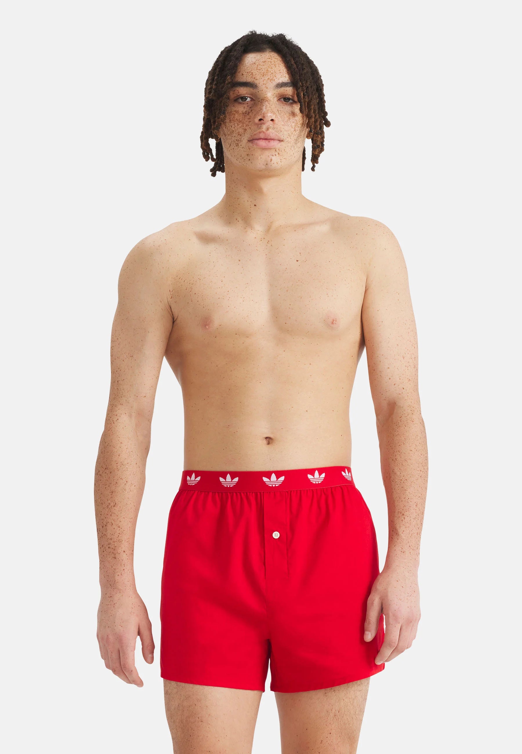 Boxerky Adidas Originals 2 Pack – červené, tmavě modré