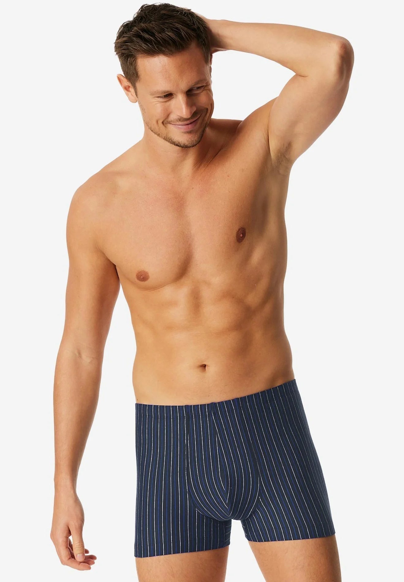 Lot de 9 boxers Schiesser 95 5 Essentials – Noir, Bleu foncé