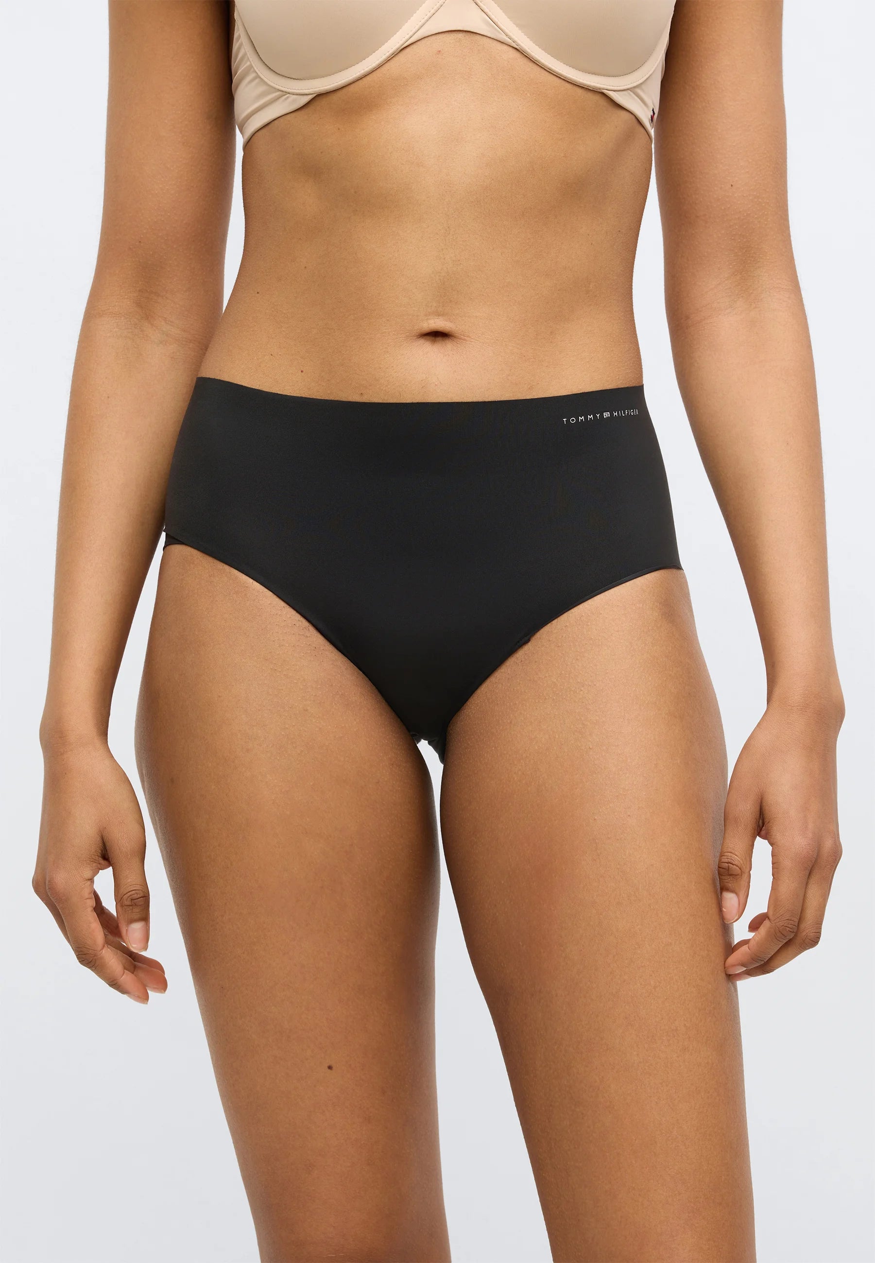 Spodenki Tommy Hilfiger z mikrofibry – 3 szt., kość słoniowa, Misty Blush, czarny