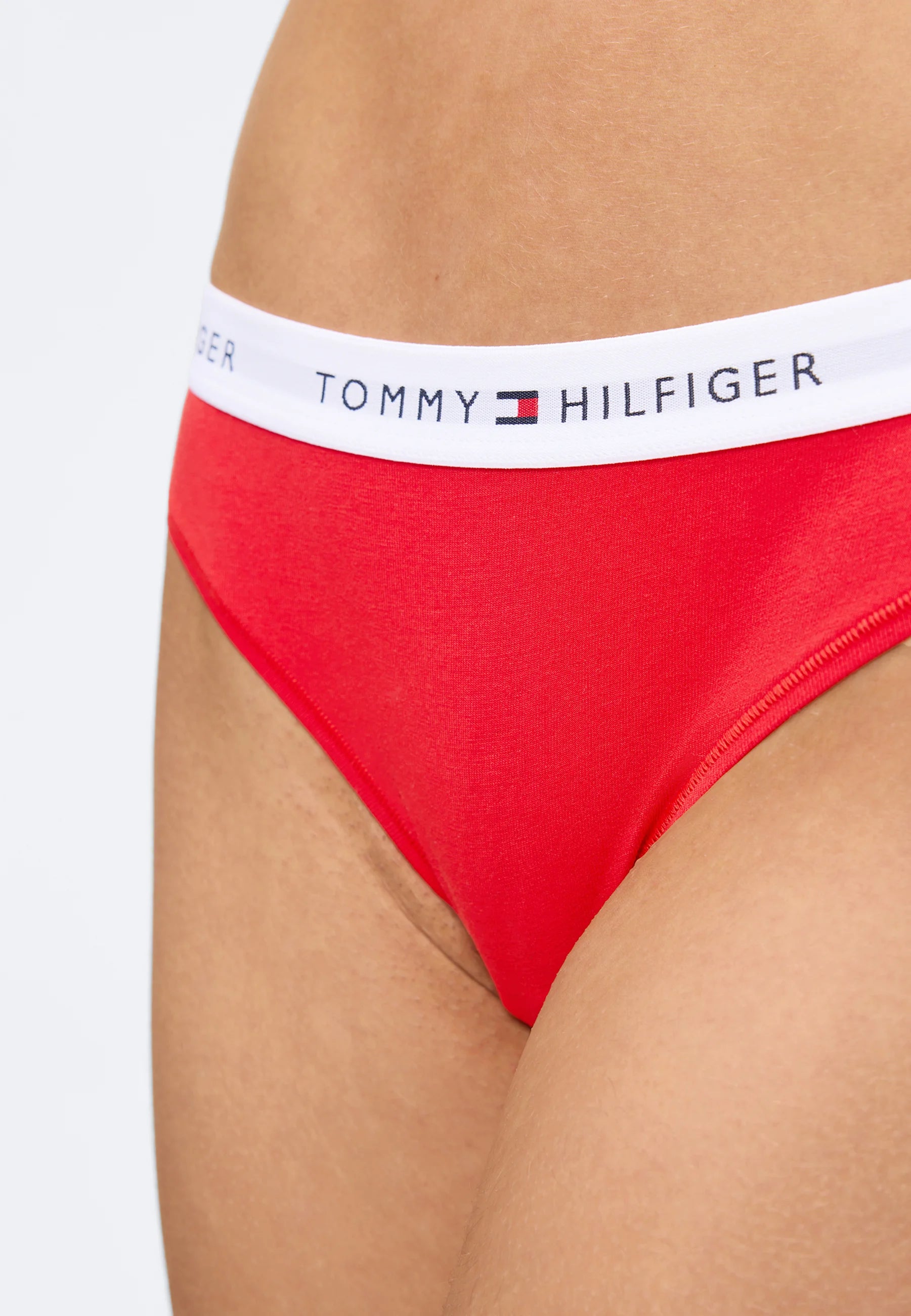 Tommy Hilfiger Essential Waistband 5-Pack Thongs – Pink, Blue, White, Red, Twilight