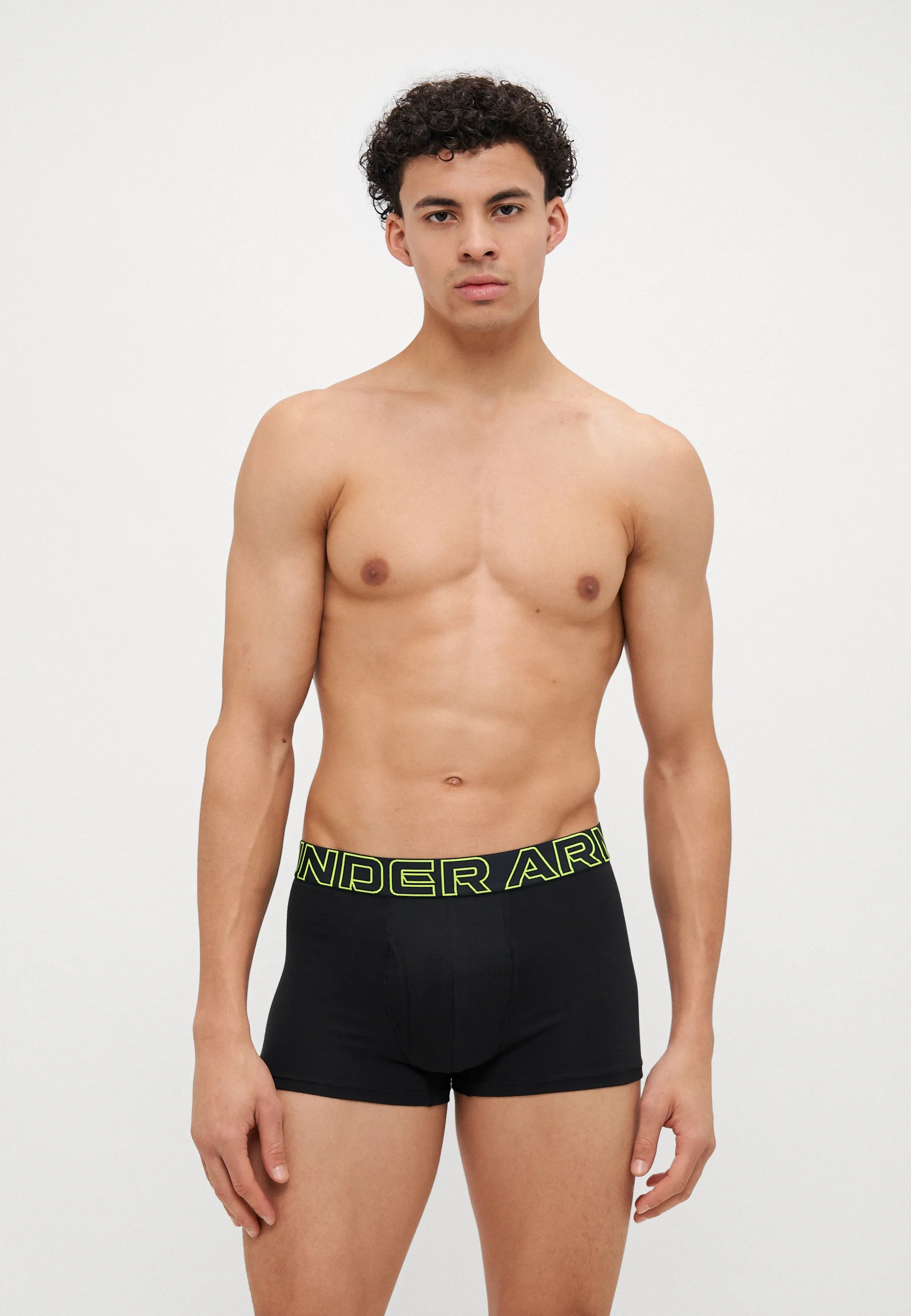Under Armour Performance Cotton Blend Trunks – 3 Pack – Black