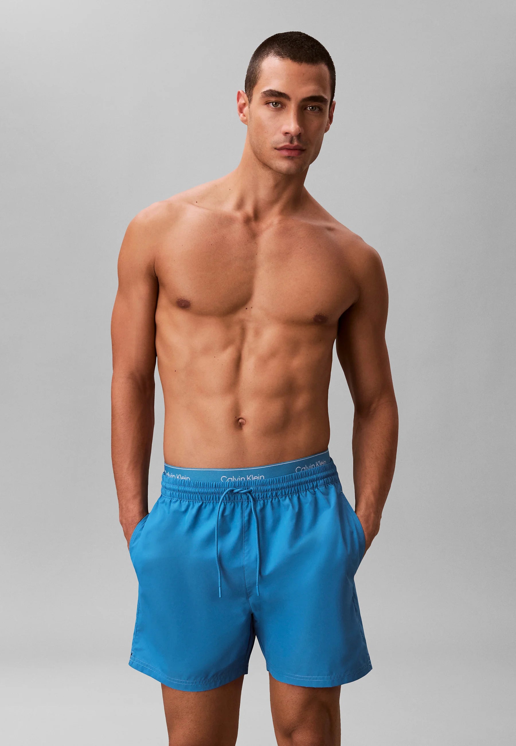 Spodenki kąpielowe Calvin Klein – Cendre Blue