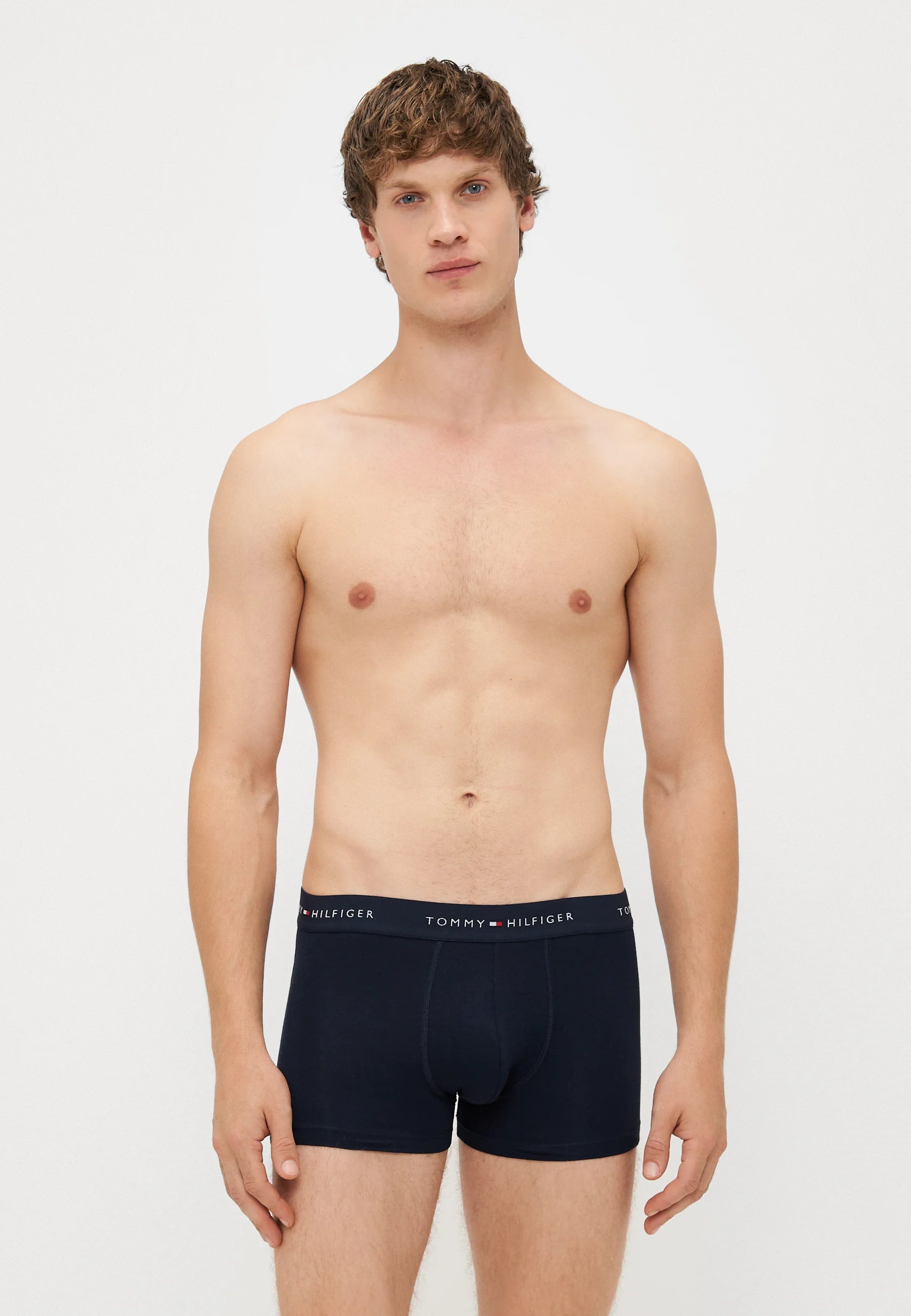 Tommy Hilfiger Signature Trunk 5er-Pack – Desert Sky, Antiksilber, Weiß