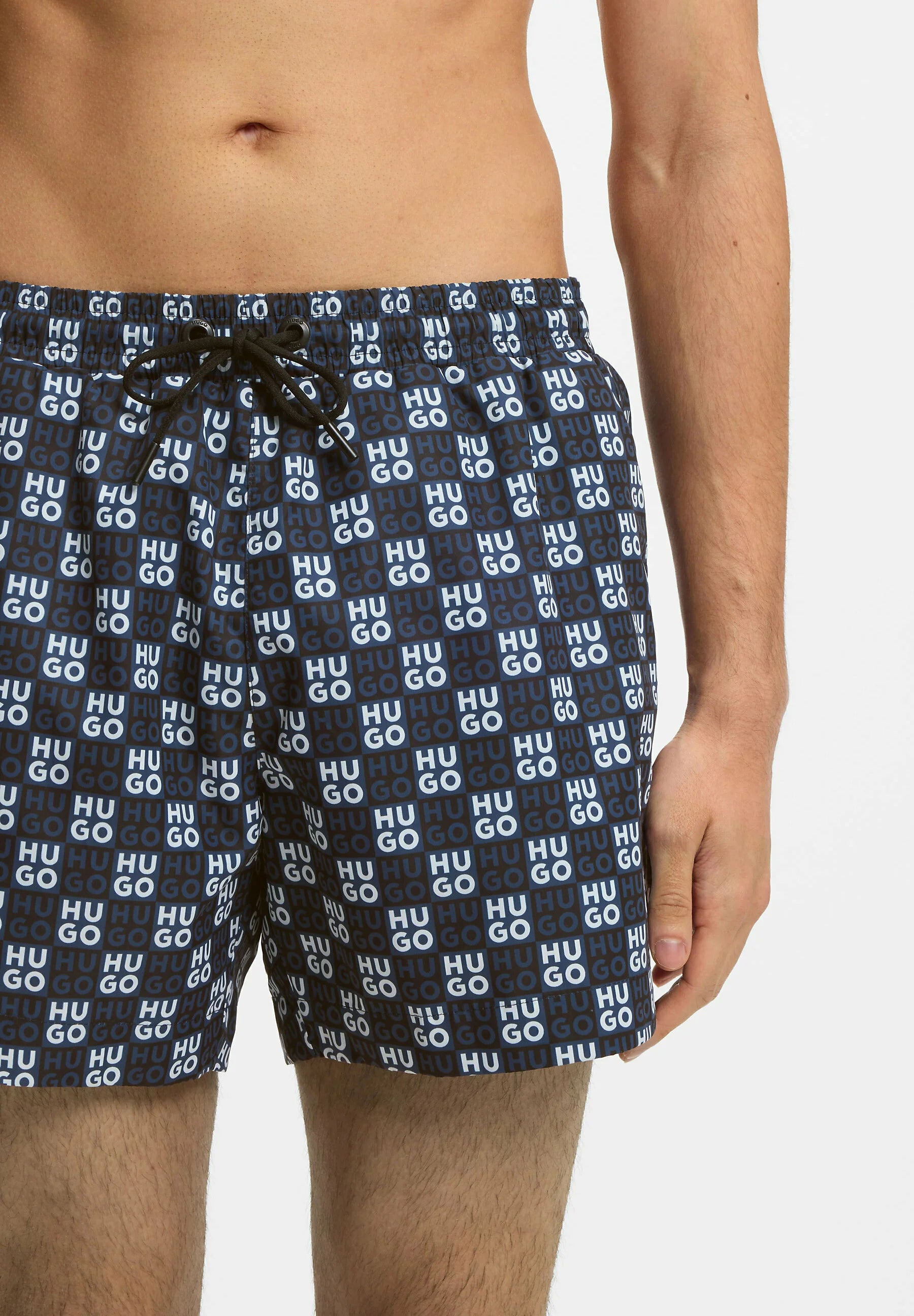 Short de bain HUGO Aaron Swim – Bleu foncé Eleven