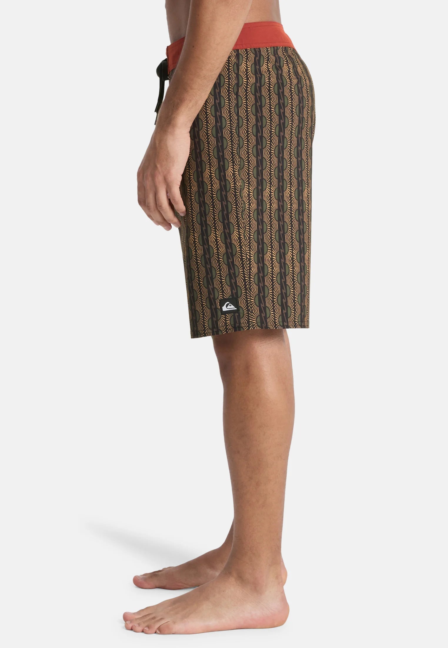 Short de bain Quiksilver Surfsilk Straight 20 Board – Marron
