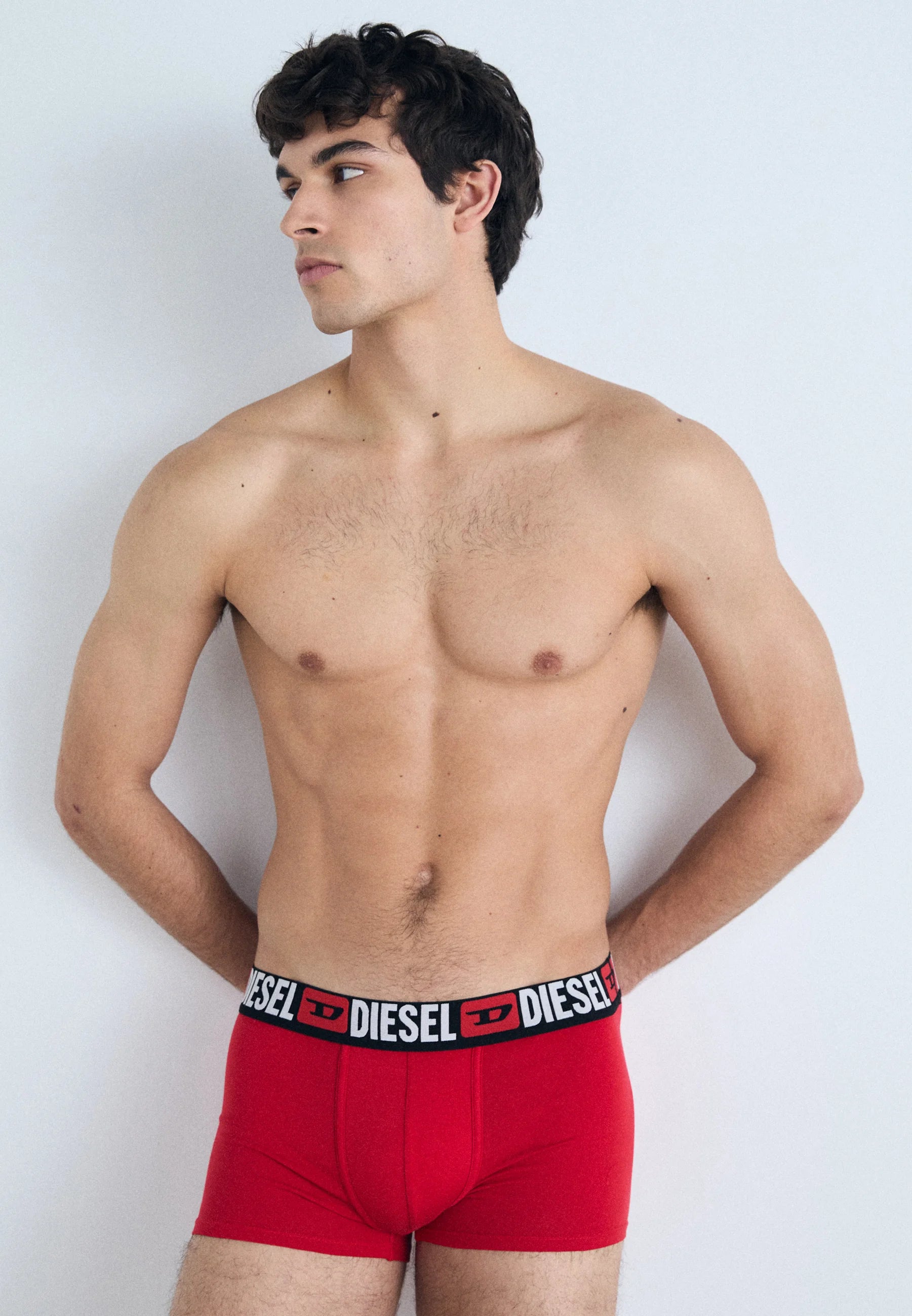 Lot de 3 boxers Diesel Damien Threepack – Noir, Gris, Rouge