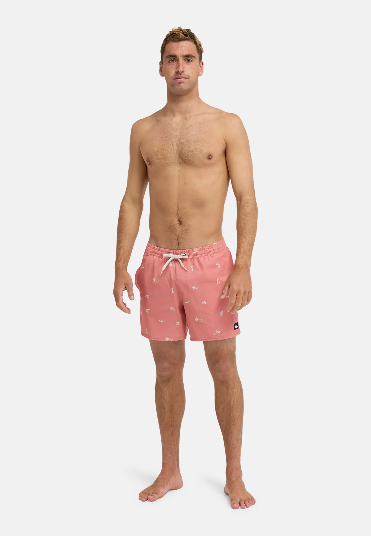 Pantaloncini da bagno Quiksilver Volley 16 stampati – Verdi