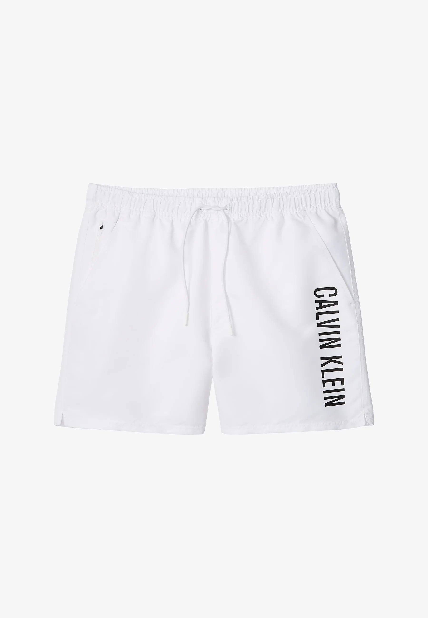 Spodenki kąpielowe Calvin Klein – klasyczna biel