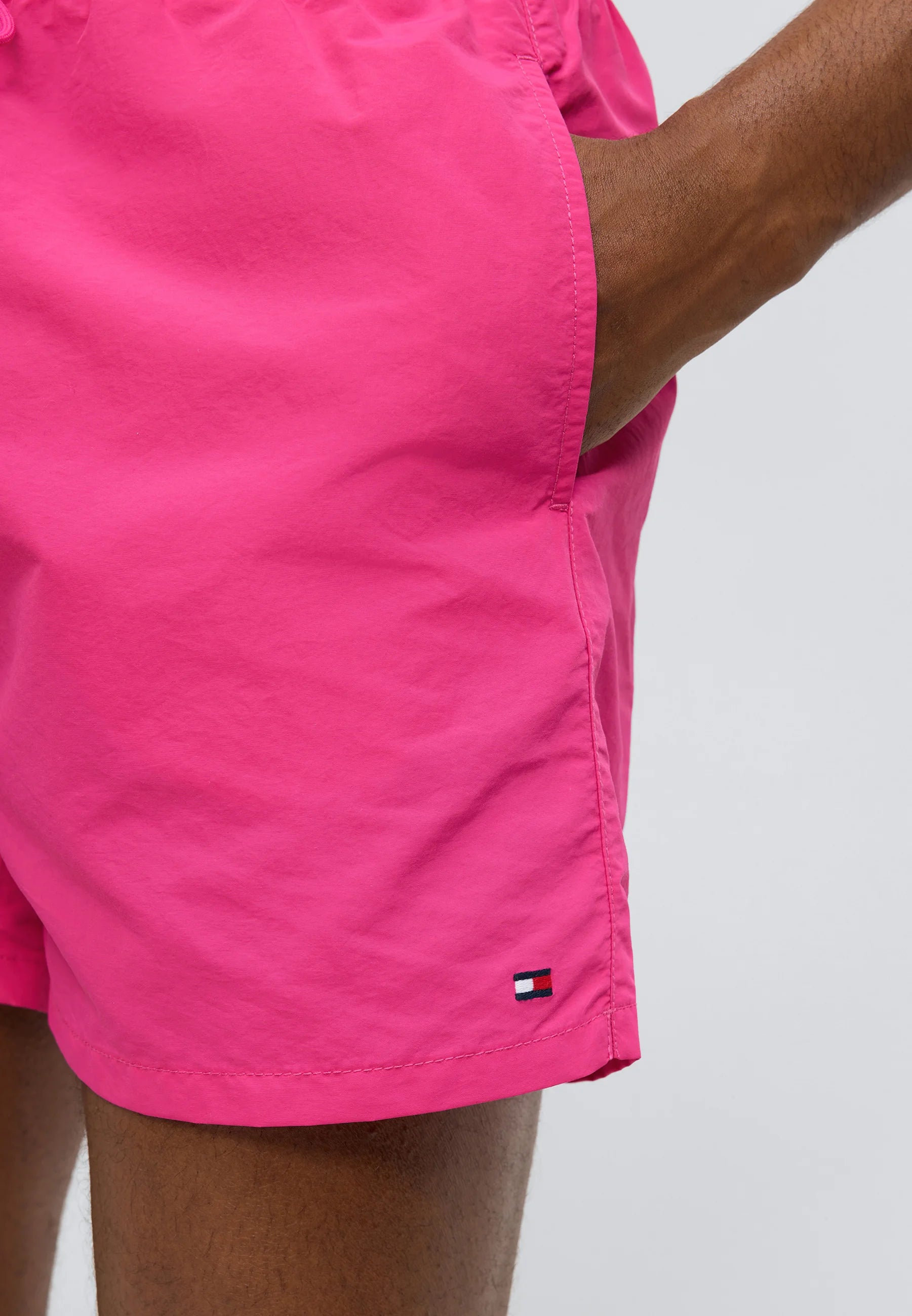 Plavecké šortky Tommy Hilfiger Flag – Party Pink