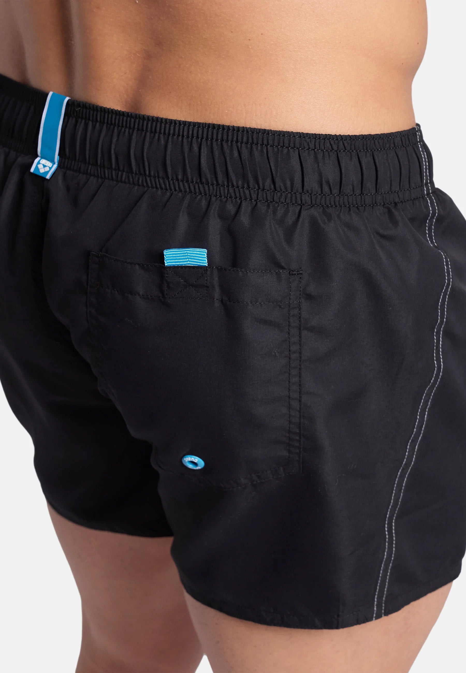 Arena Fundamentals Beach Shorts – Black, White