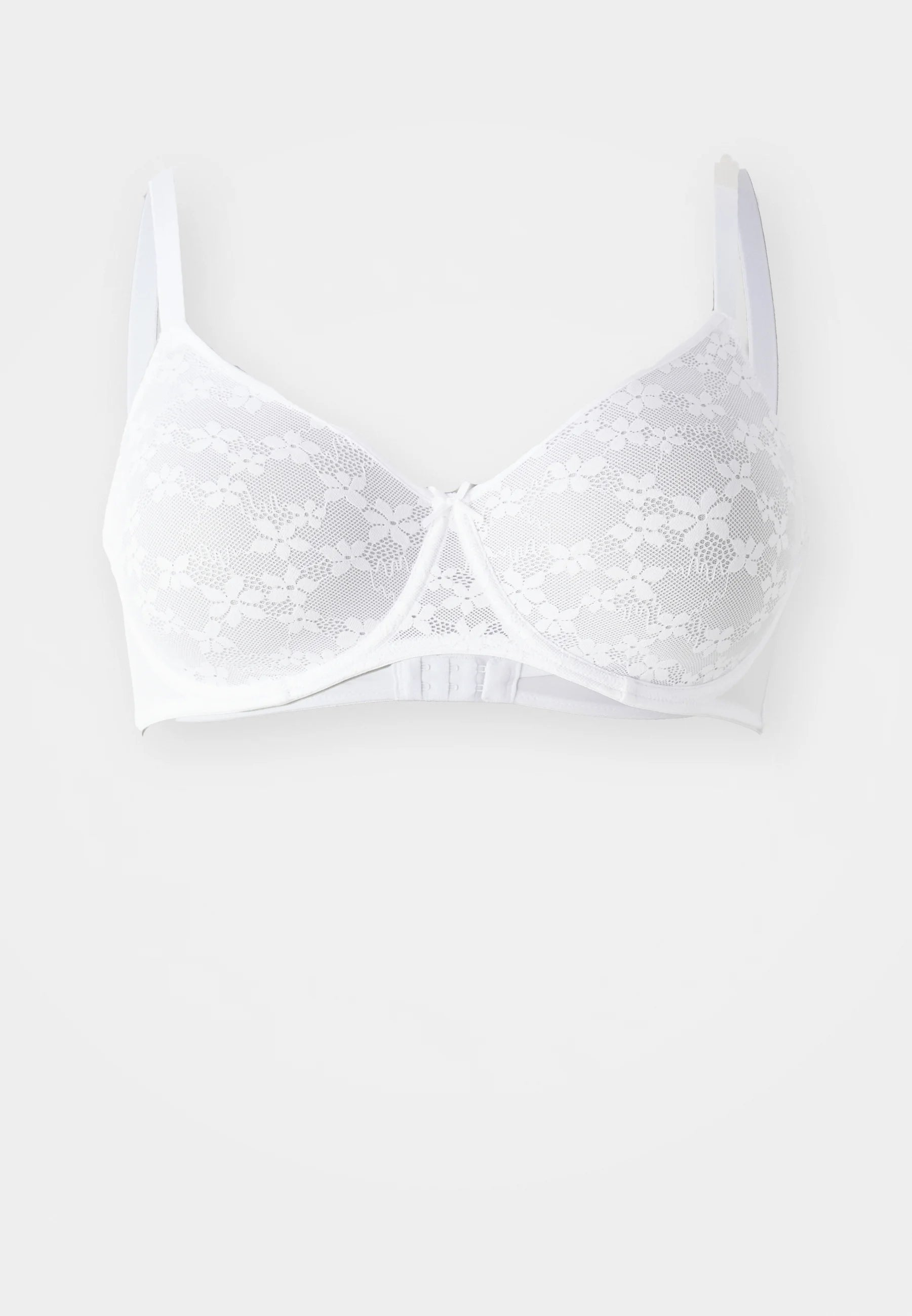 Podprsenka s kosticí LASCANA Petite Fleur Minimizer 2 Pack – bílá