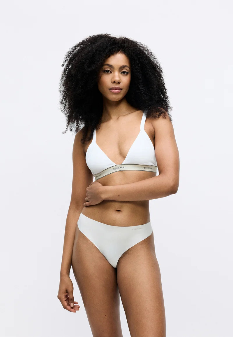 Calvin Klein Invisibles 5-Pack Thongs – Teal Marine, Cloud Blue, Black, Ivory