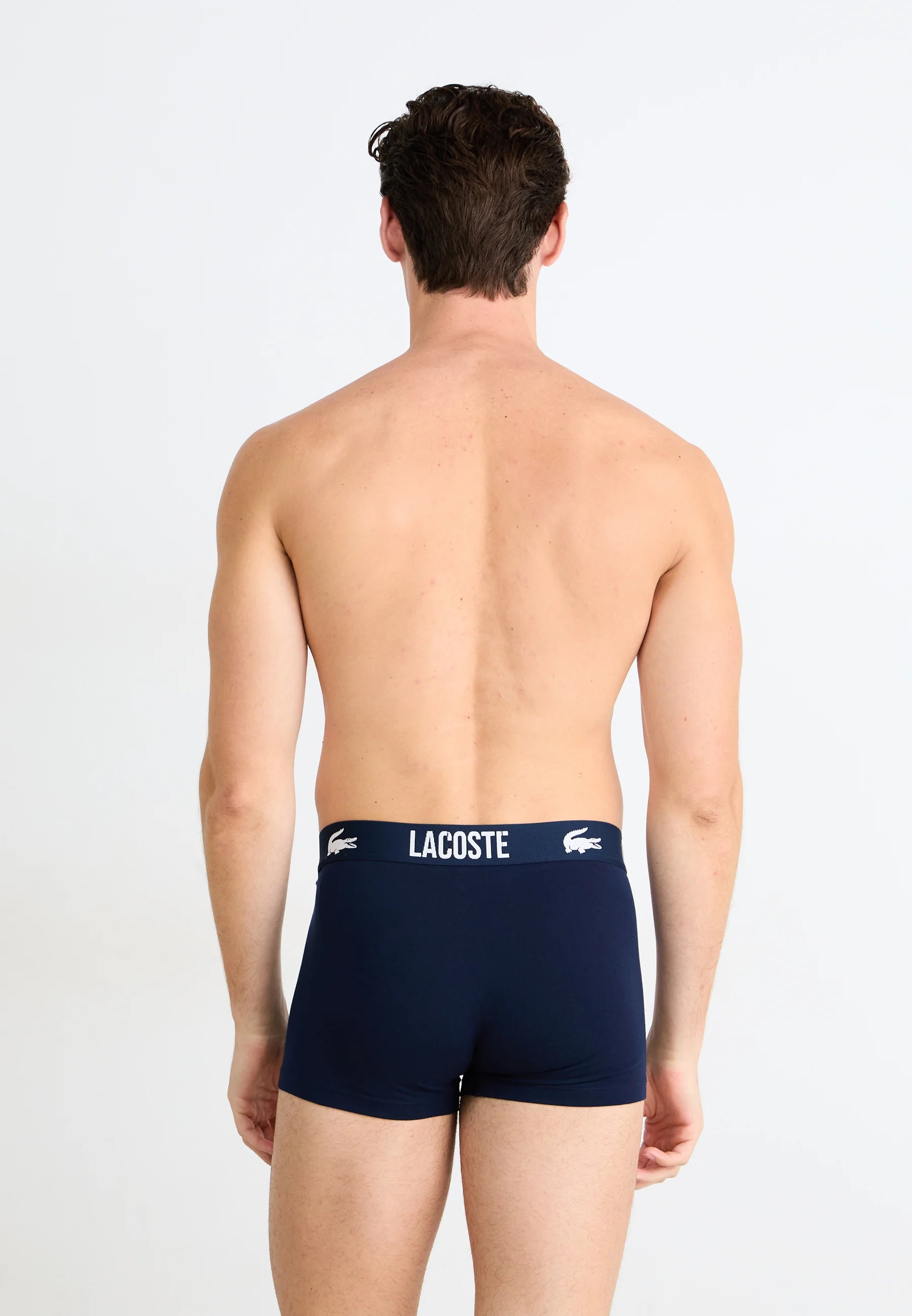 Lacoste Trunk 5 Pack Stretch Trunks – Navy Blue, Captain, Argentine Blue