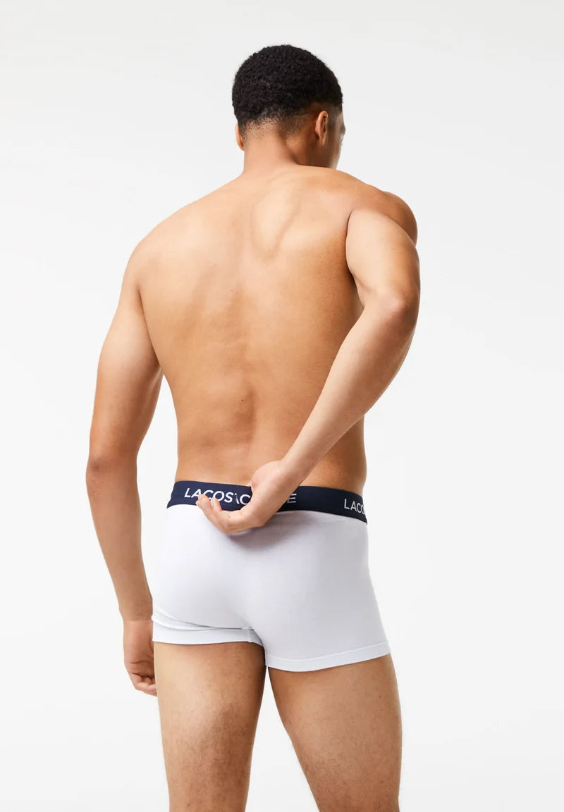 Stretch Trunks Lacoste 5 Pack – bílé