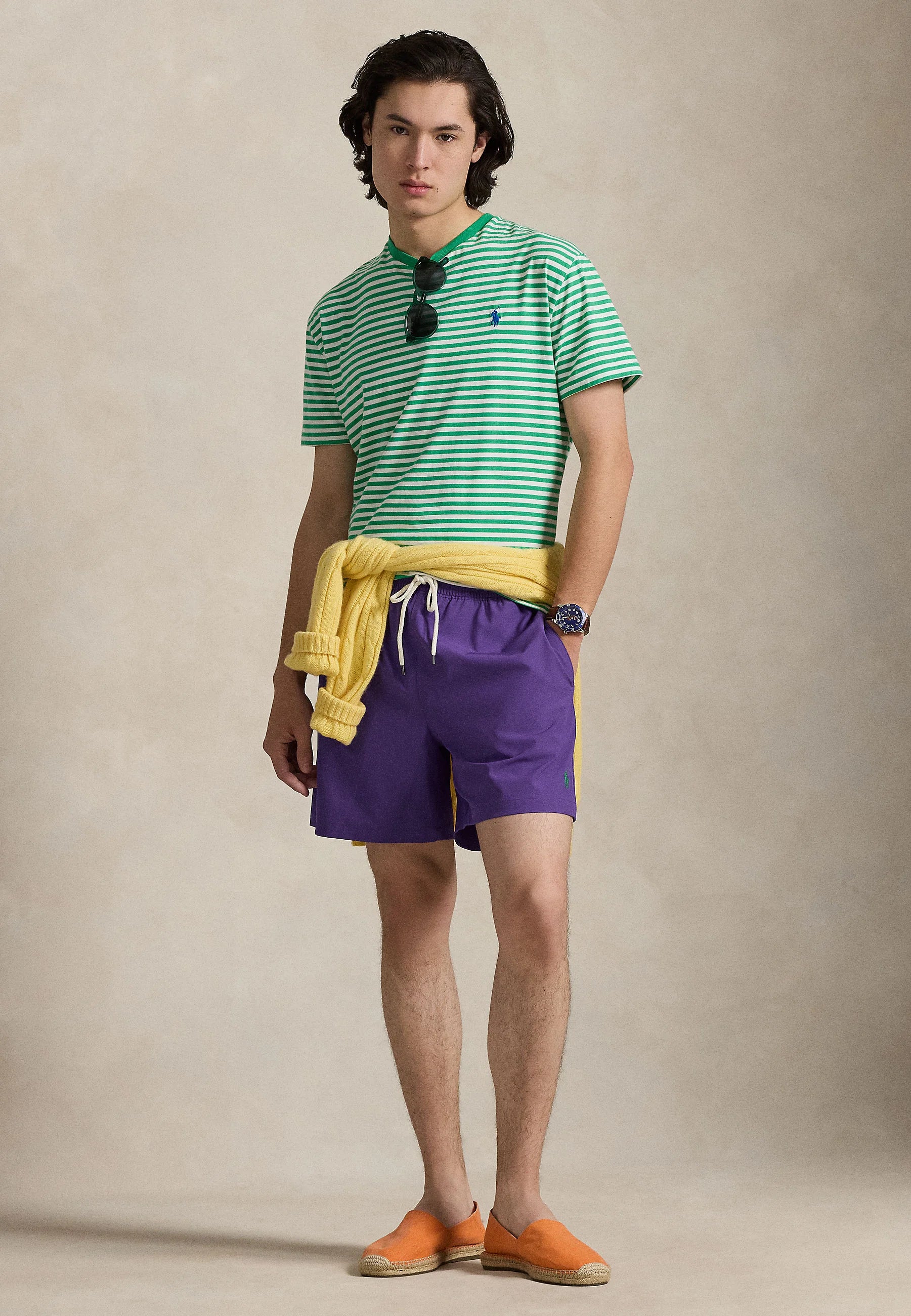 Short de bain Polo Ralph Lauren Cabana Purple Traveler - Violet
