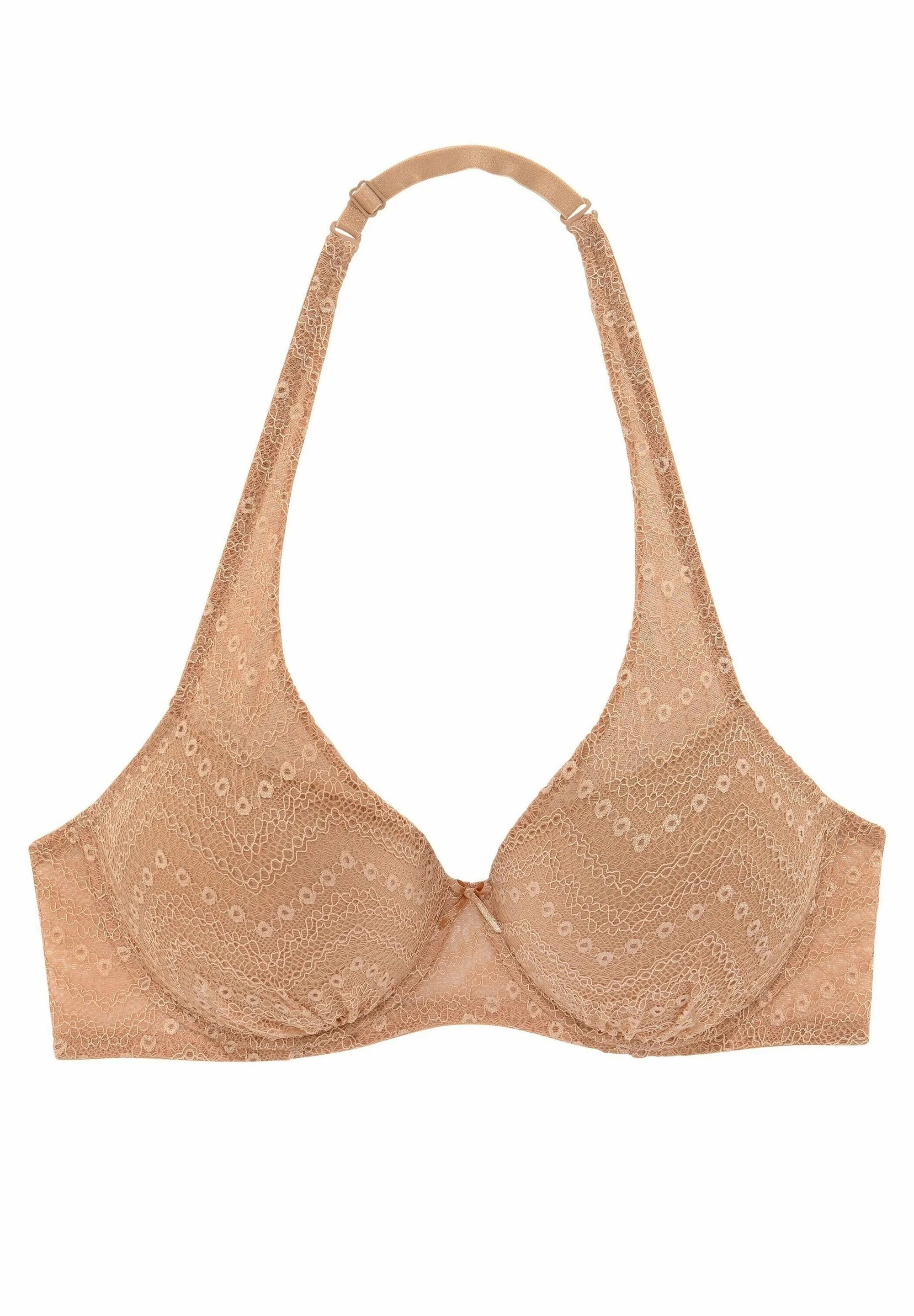 LASCANA Soutien-Gorge Triangle Rembourré – Caramel