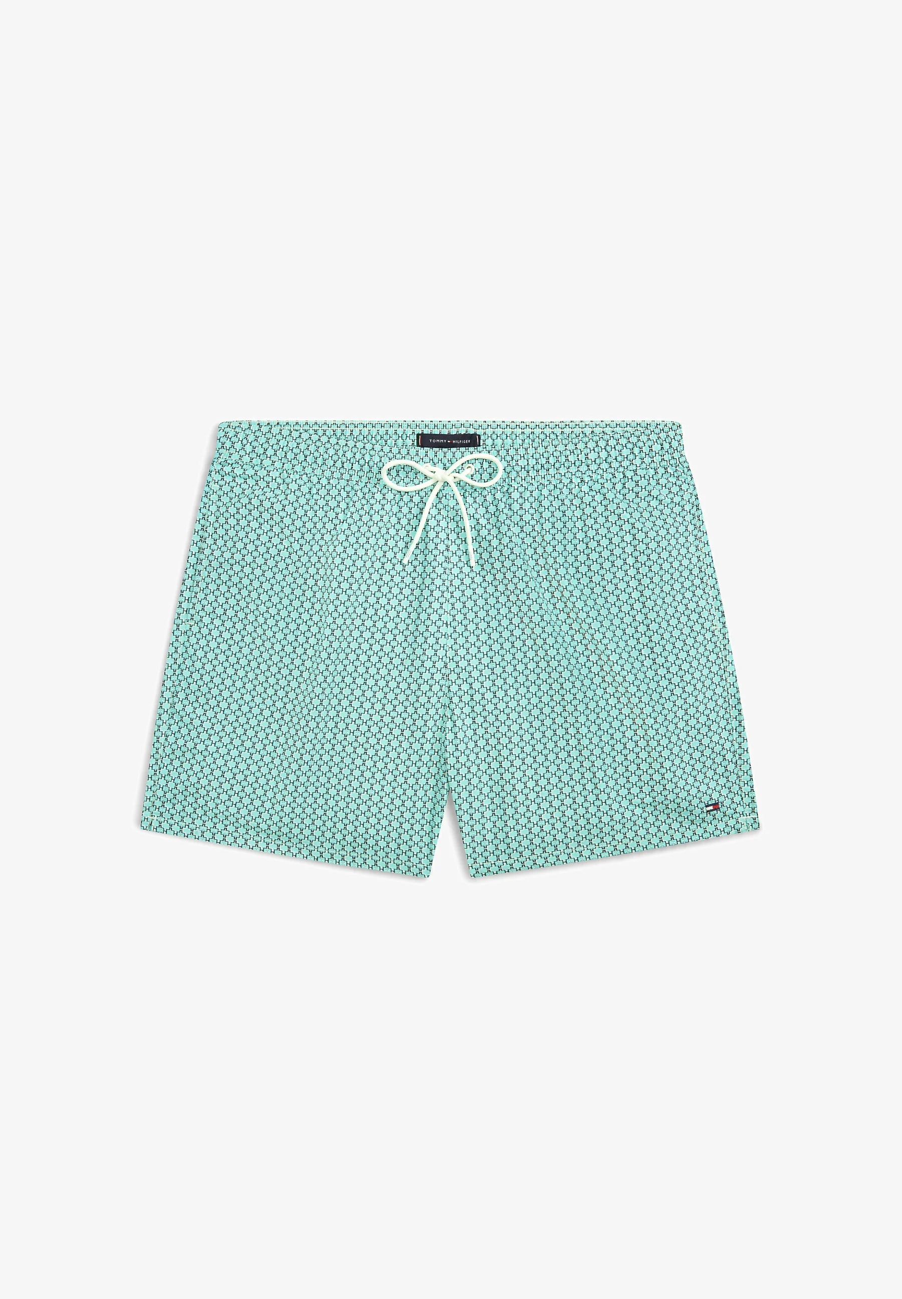 Plavecké šortky Tommy Hilfiger – Mini H Geo Arctic Aqua