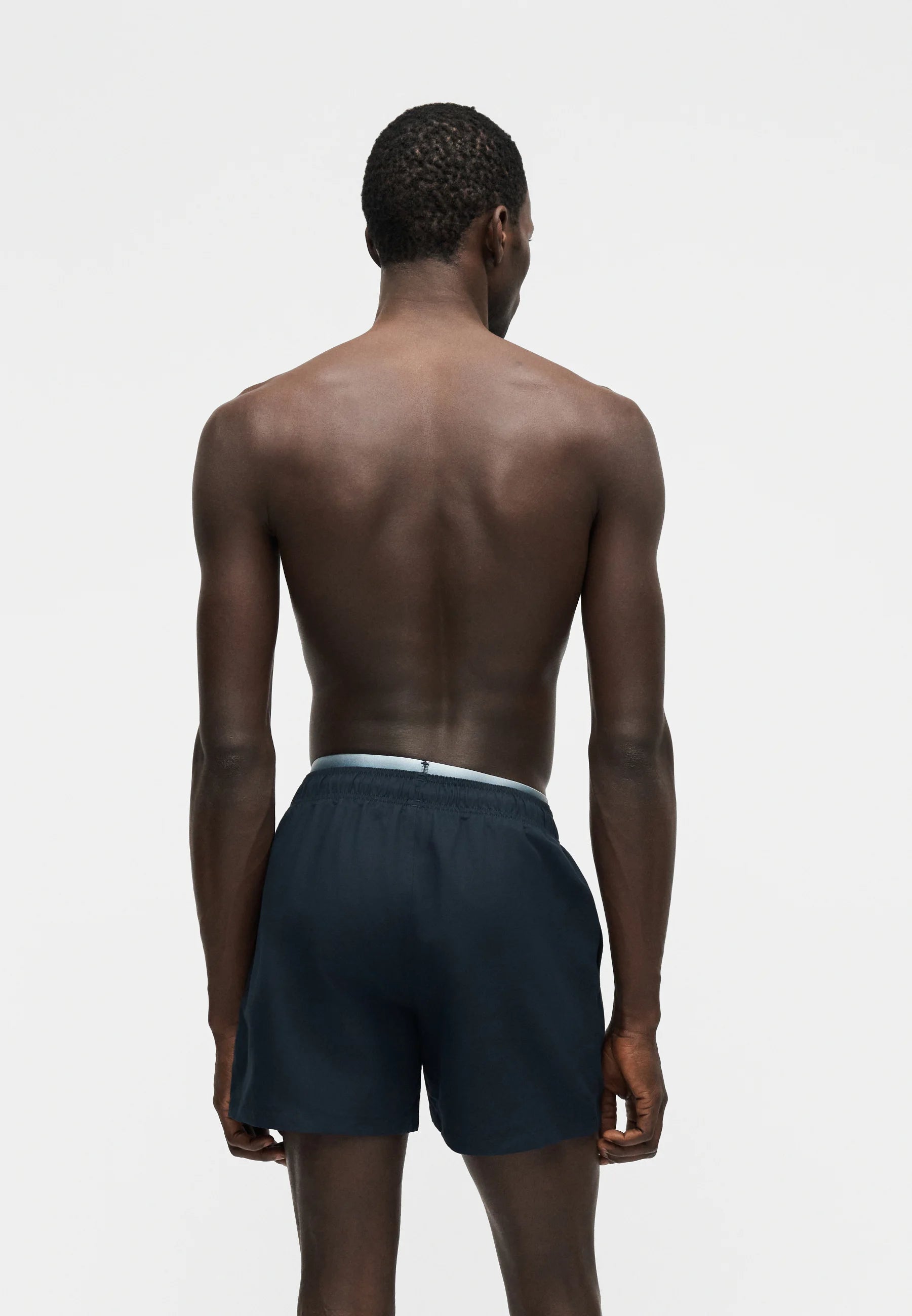 Pantaloncini da bagno Emporio Armani EA7 Logoband - Blu
