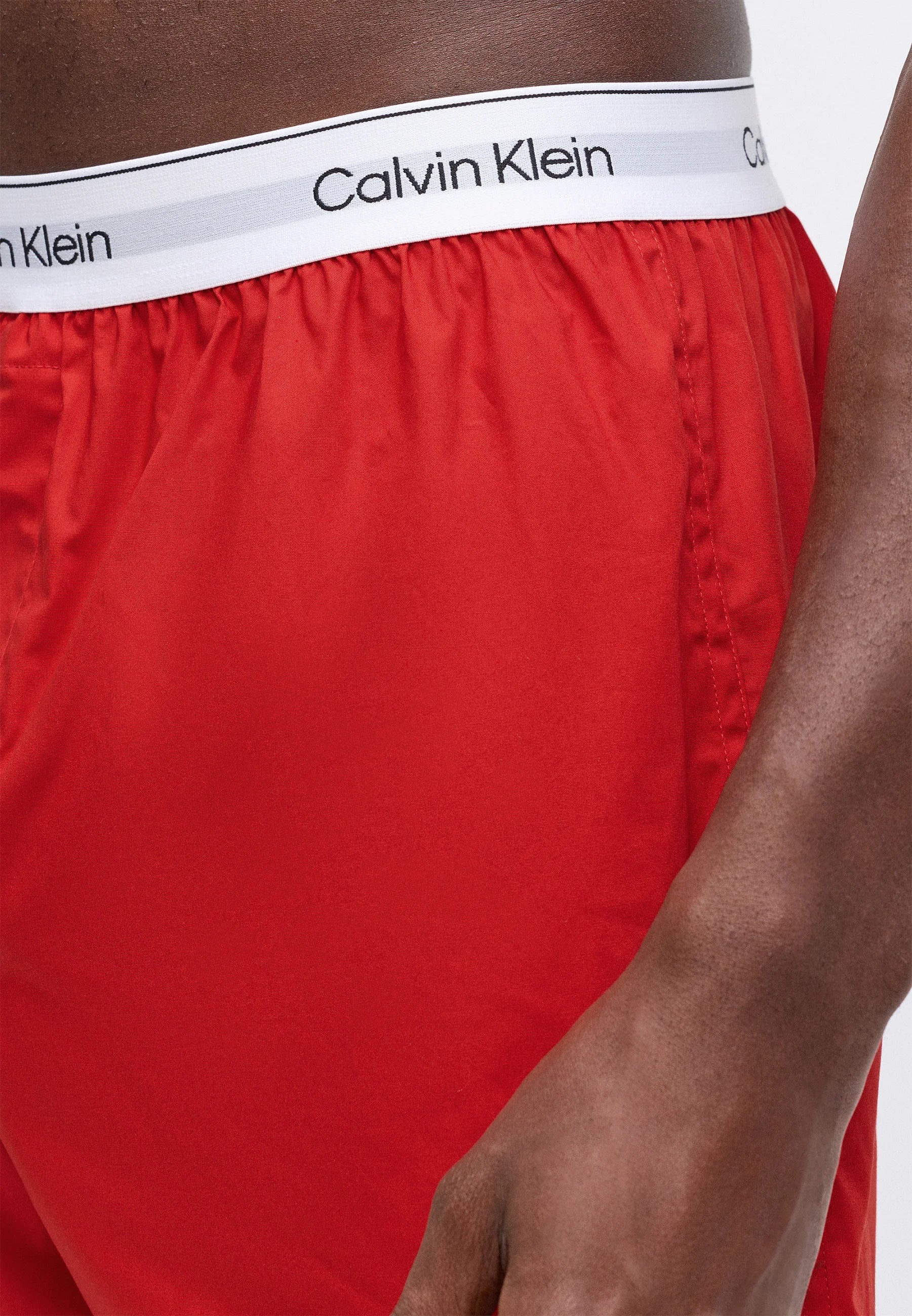 Calvin Klein Icon Cotton Stretch Slim boxerky – 3 balení – černé, tmavé bobule