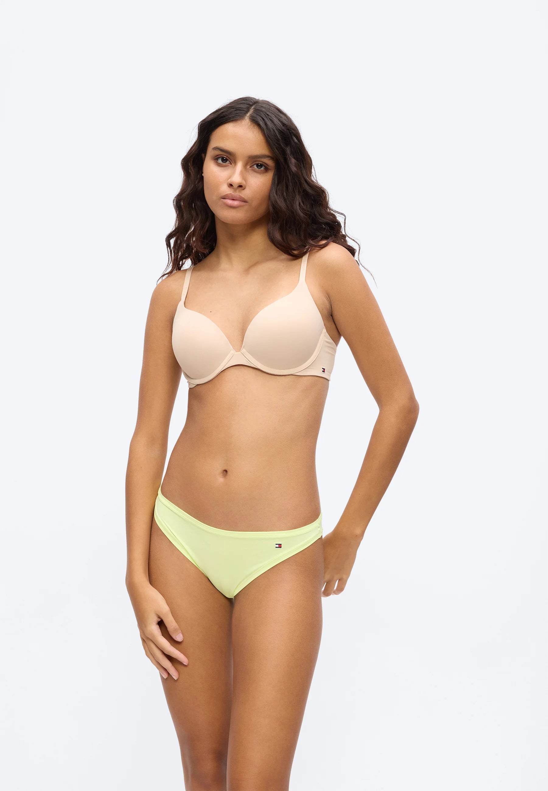 Slip en microfibre drapeau Tommy Hilfiger – Fluorescent délavé