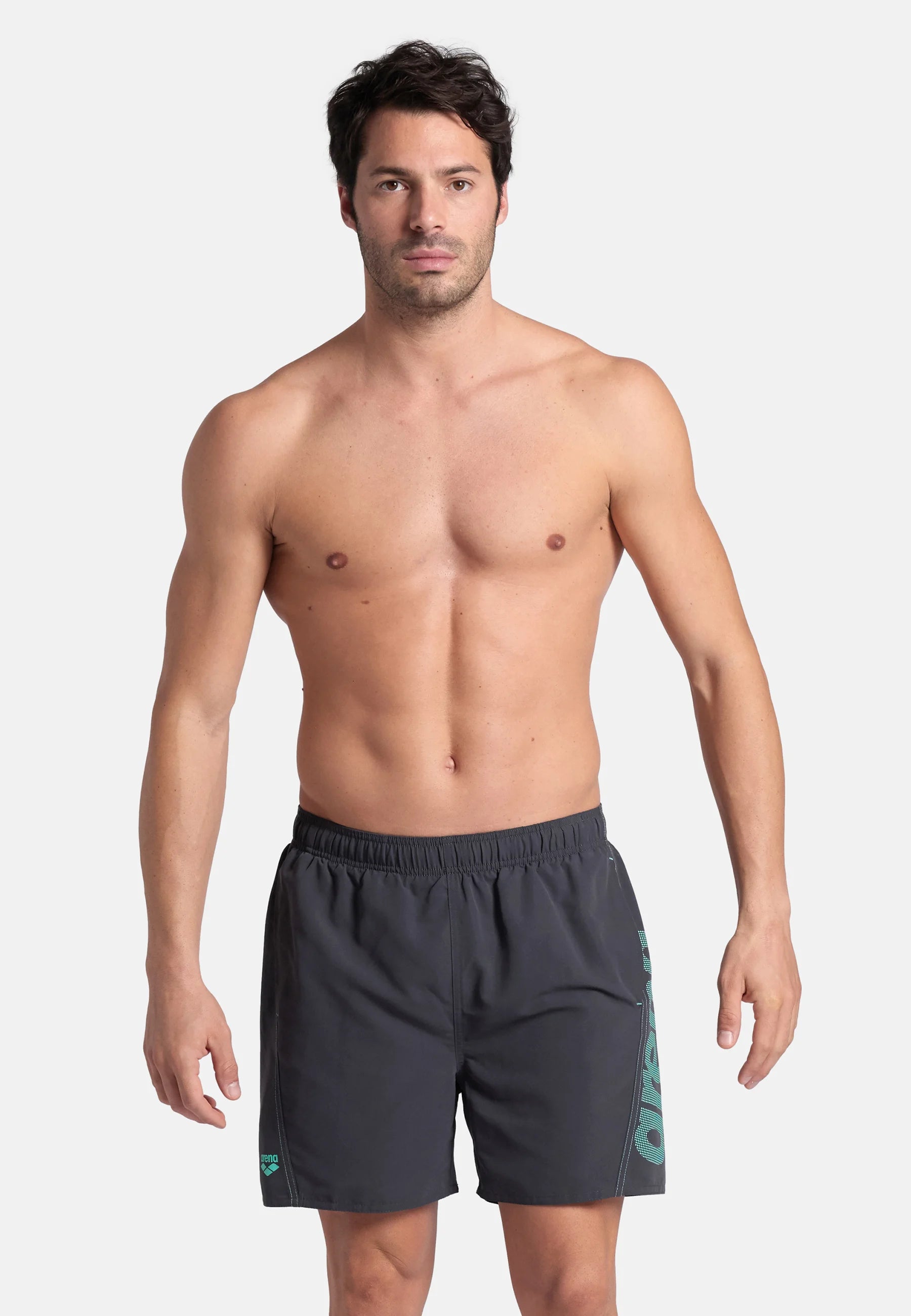 Arena Fundamentals Logo Boxer R – Asfalt, Voda