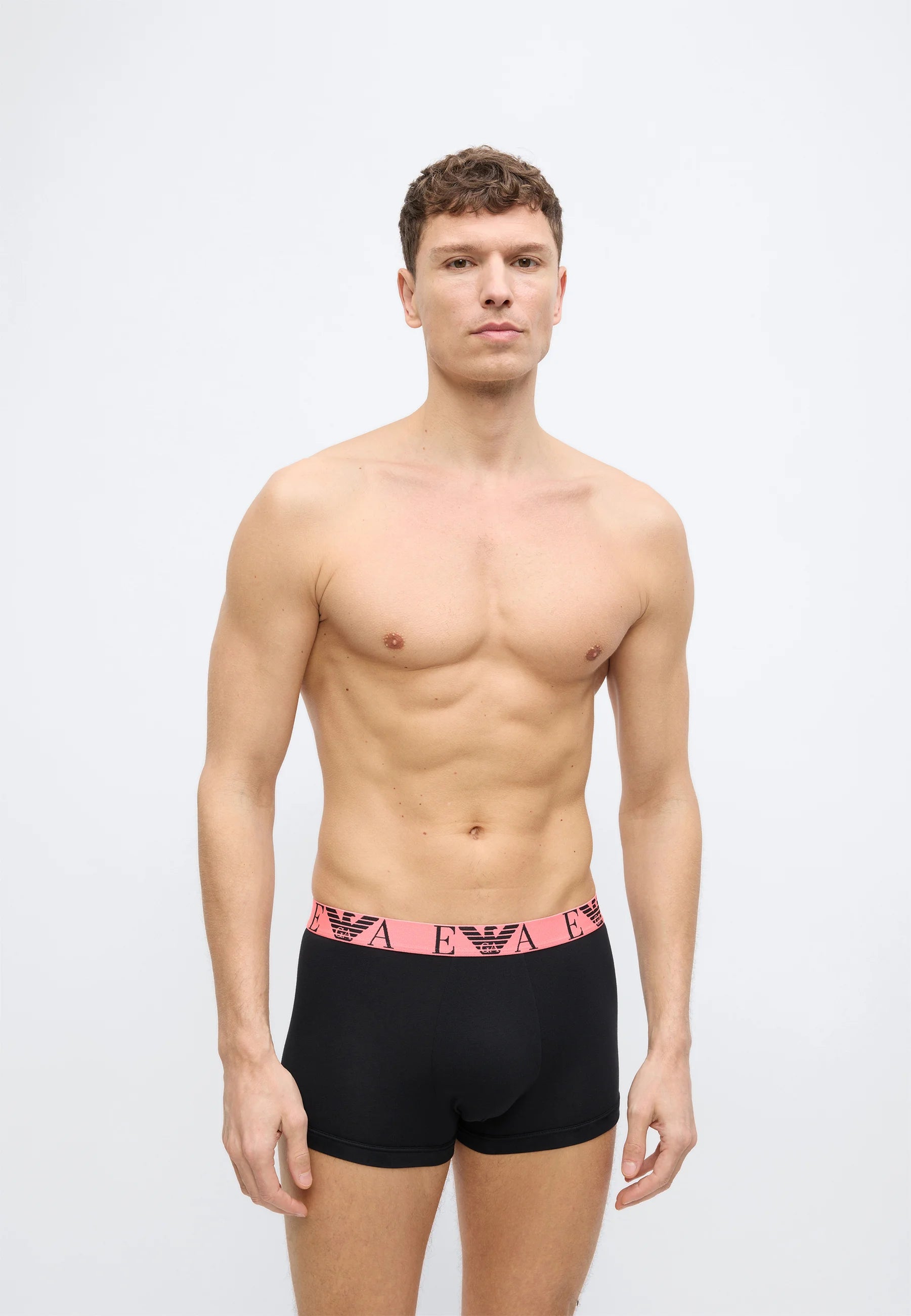 Emporio Armani BOLD Monogram 6er-Pack Unterhosen – Schwarz, Blau
