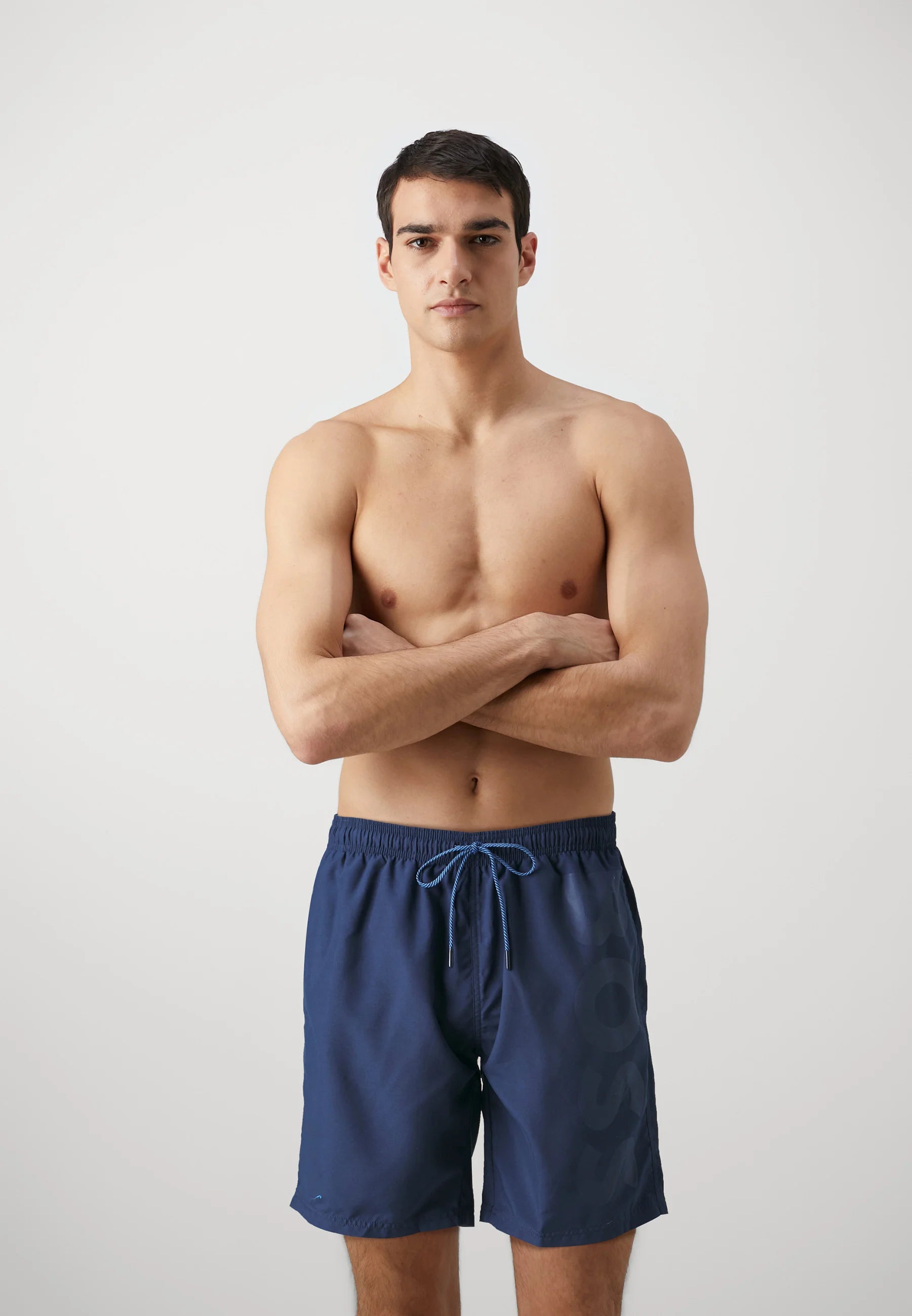 BOSS Badeshorts – Marineblau