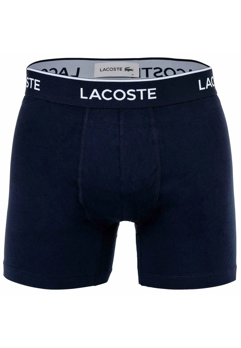 Lacoste 6er-Pack Stretch-Unterhosen mit Logobund – Dunkelblau, Rot