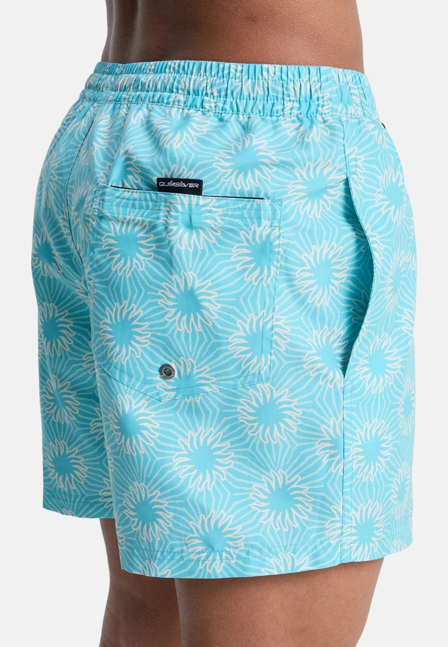 Plavkové šortky Quiksilver Everyday Printed Volley 15 – modrý potisk