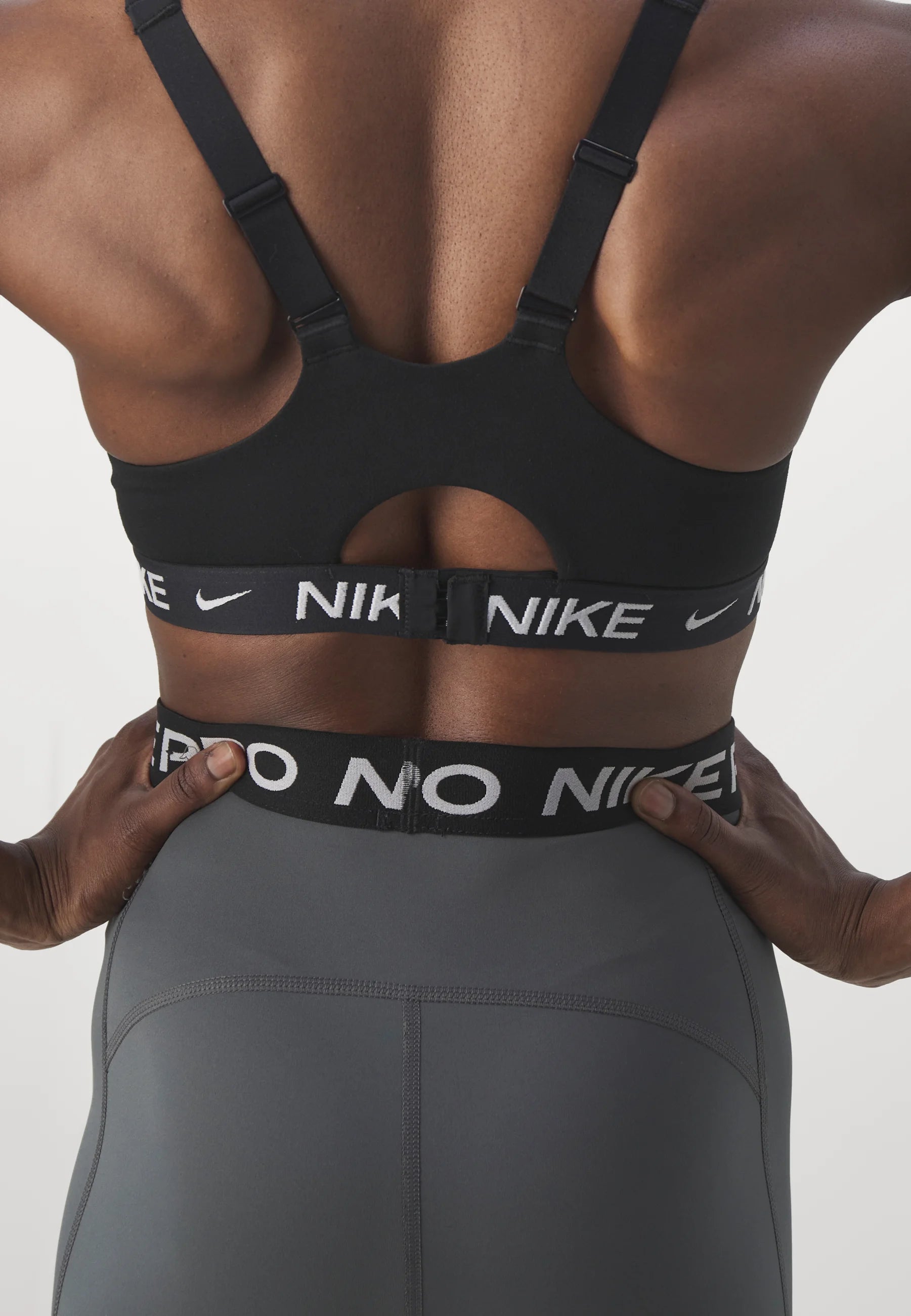 Nike Indy Medium Support Sports Bra – Black, White