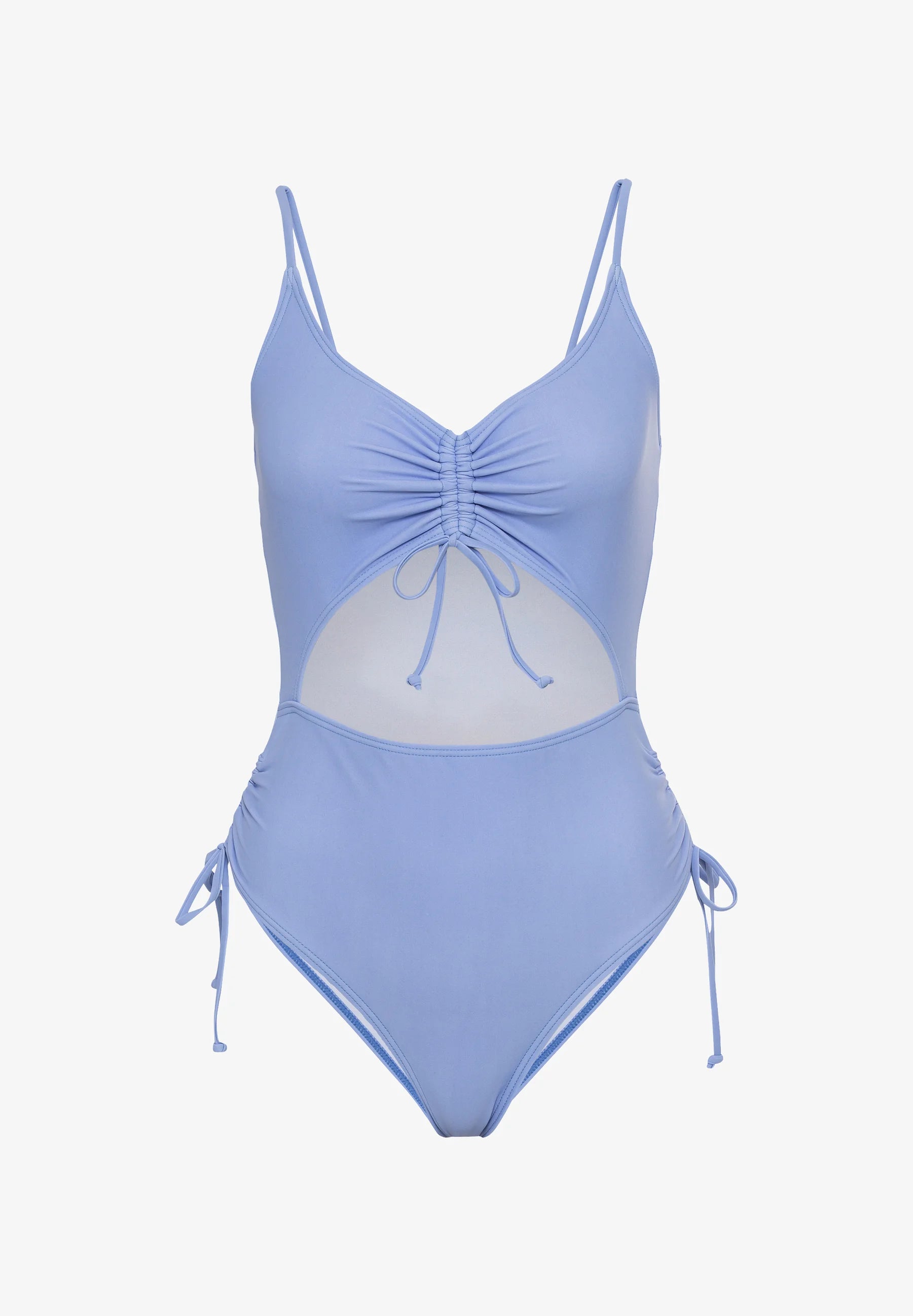 LASCANA Adjust Cut-Out Badeanzug – Rauchblau