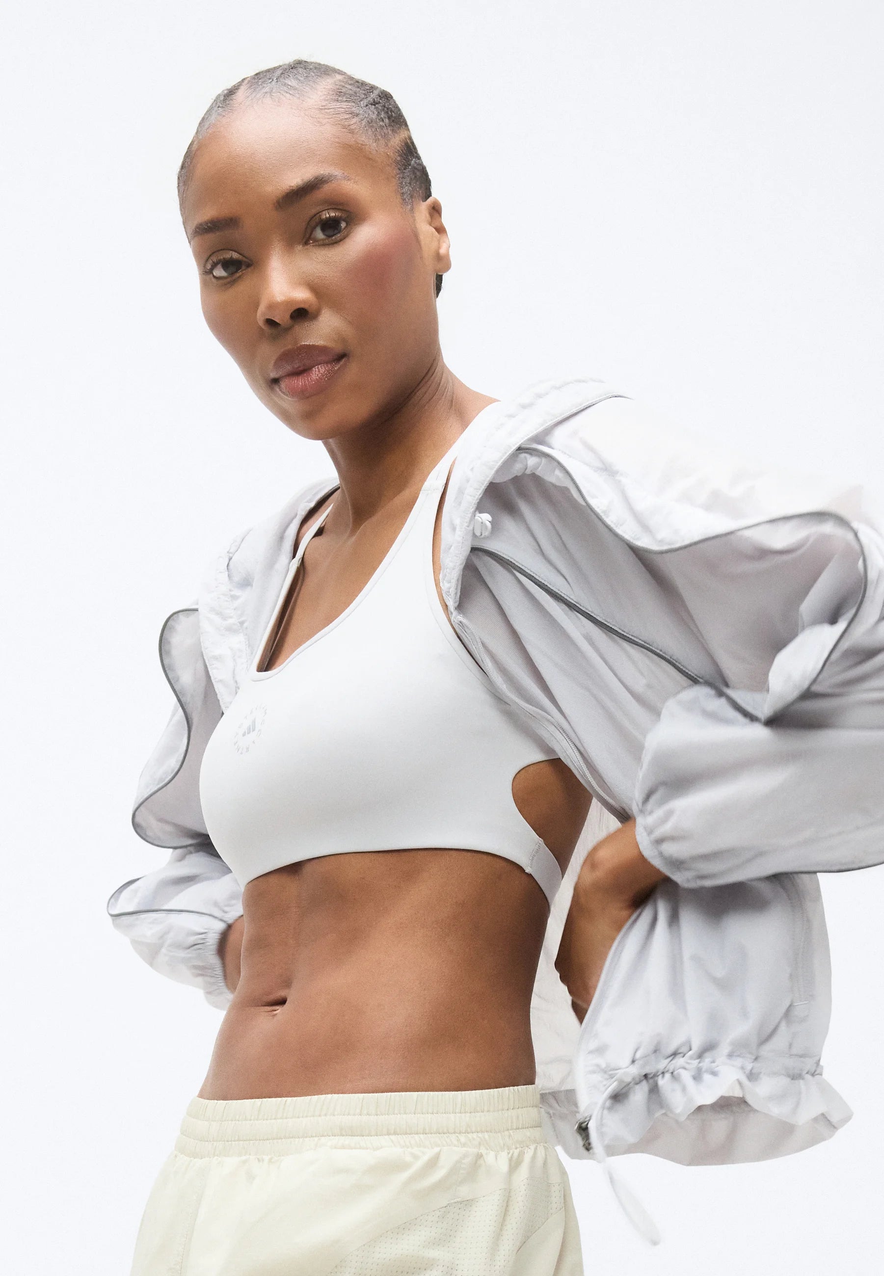 Adidas by Stella McCartney Medium Support Bra – Light Grey