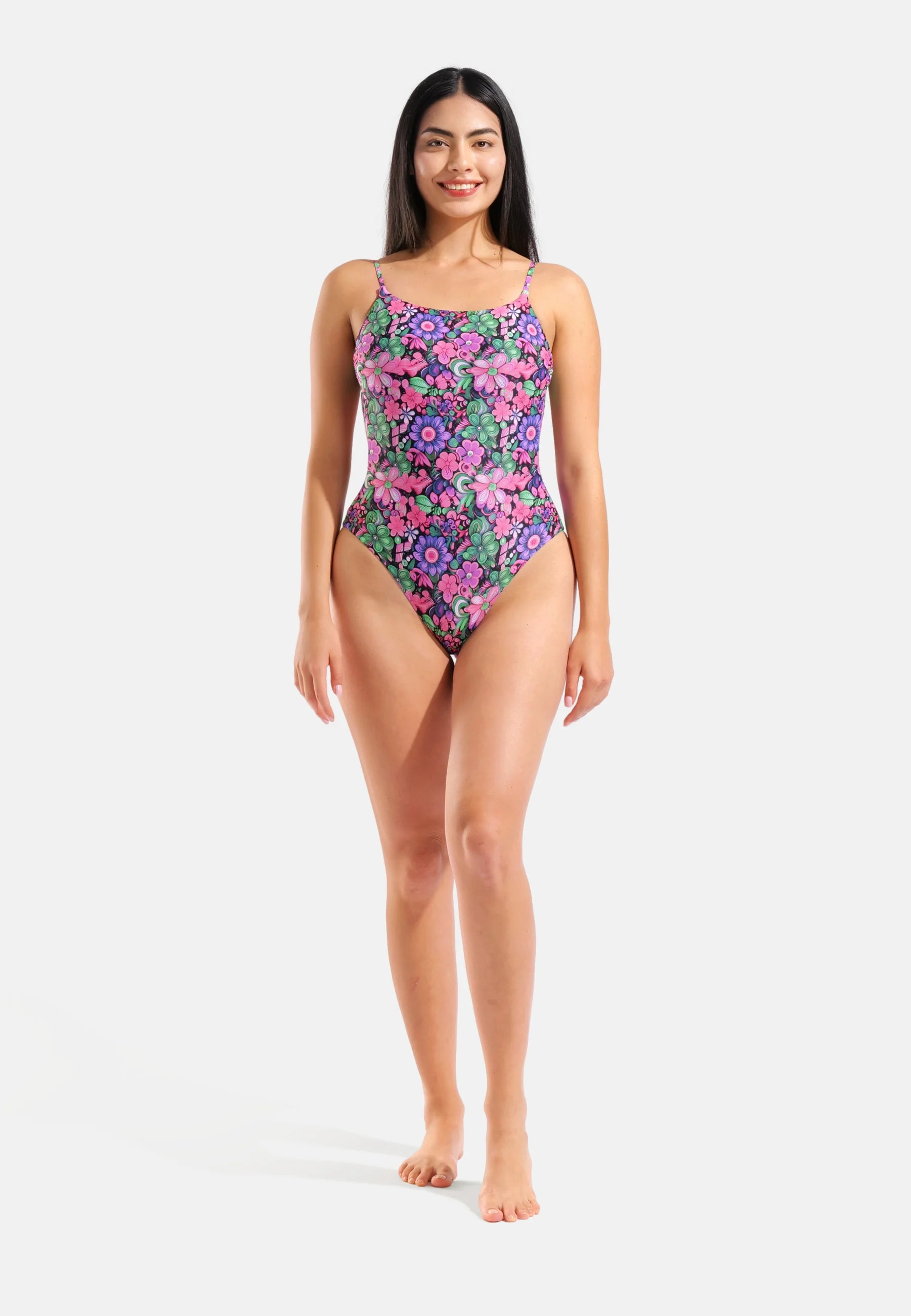 Arena Water Prints One-Piece Swimsuit – Flower