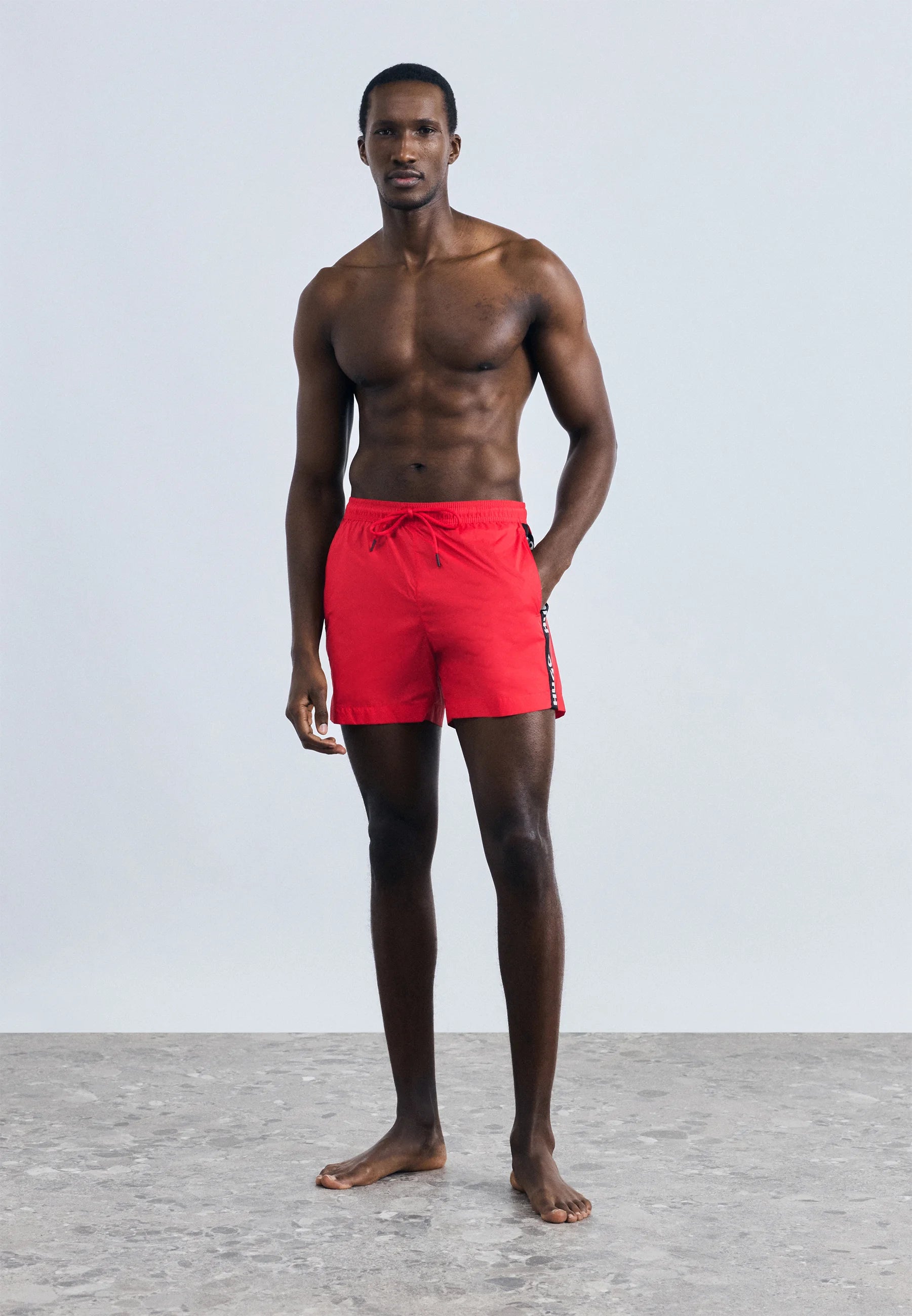 HUGO Fab Swimming Shorts – Open Pink