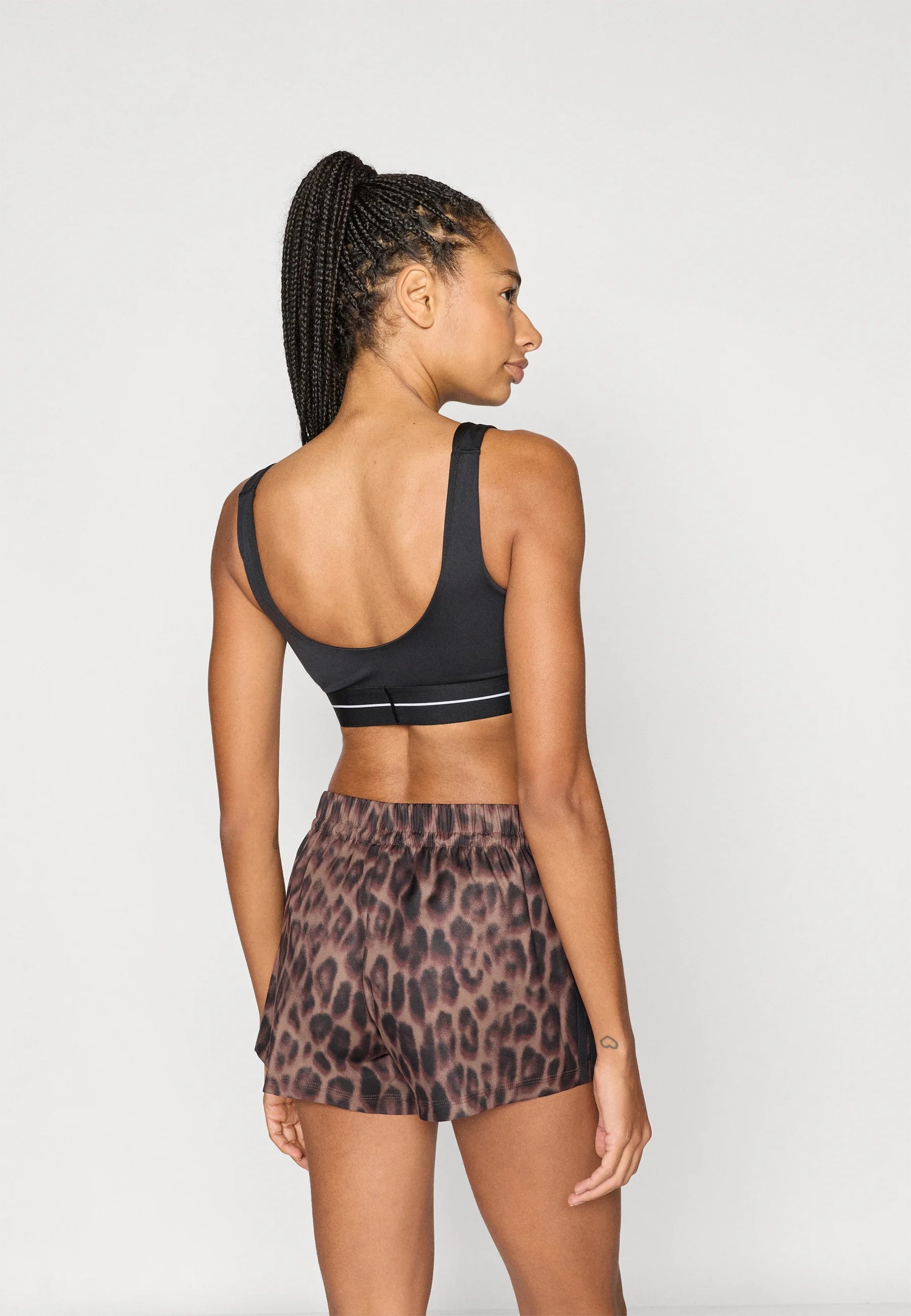 Soutien-gorge à maintien moyen Adidas Performance Hyperglam - Noir