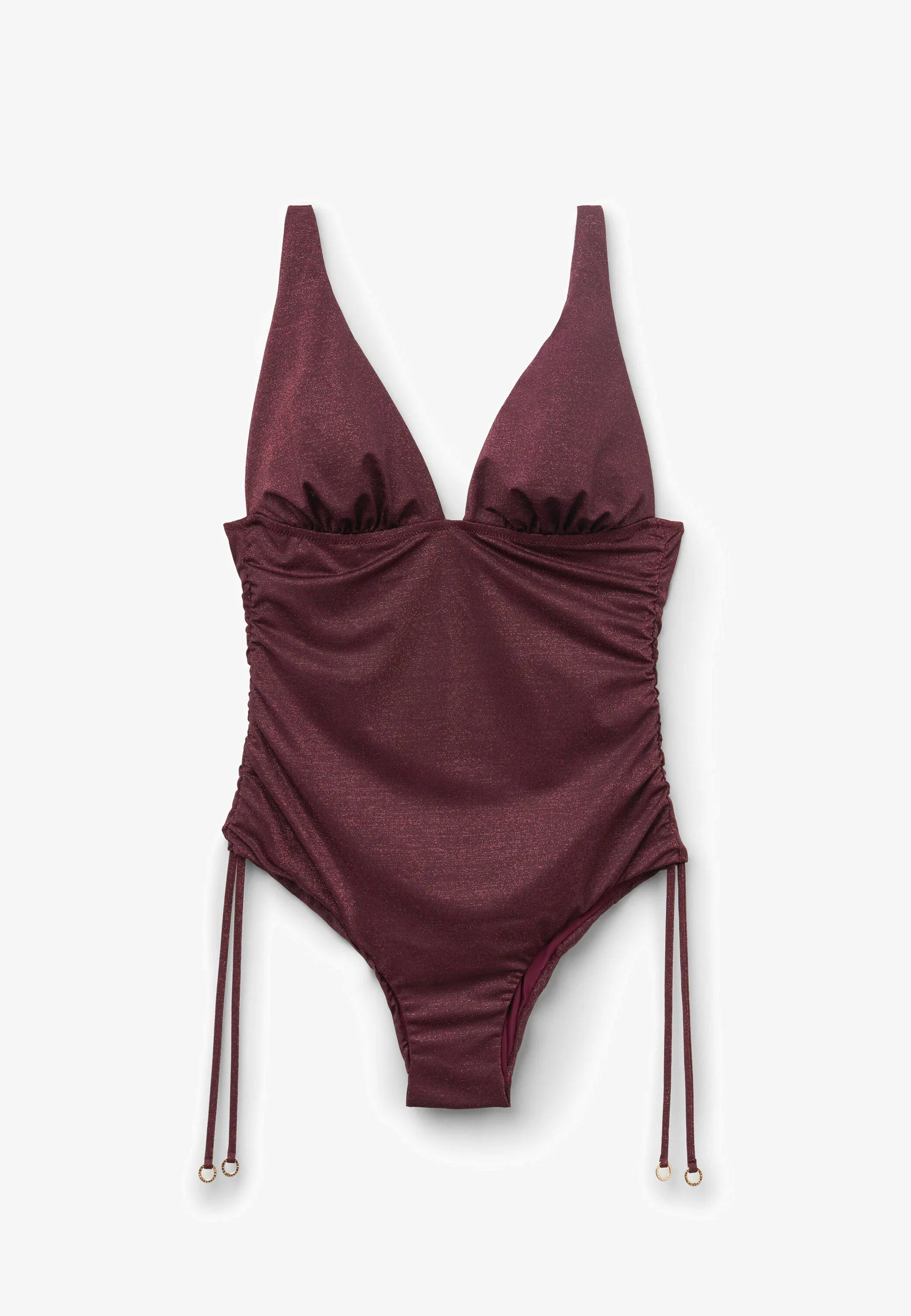 Maillot de Bain Calzedonia Golden Glow – Bordeaux