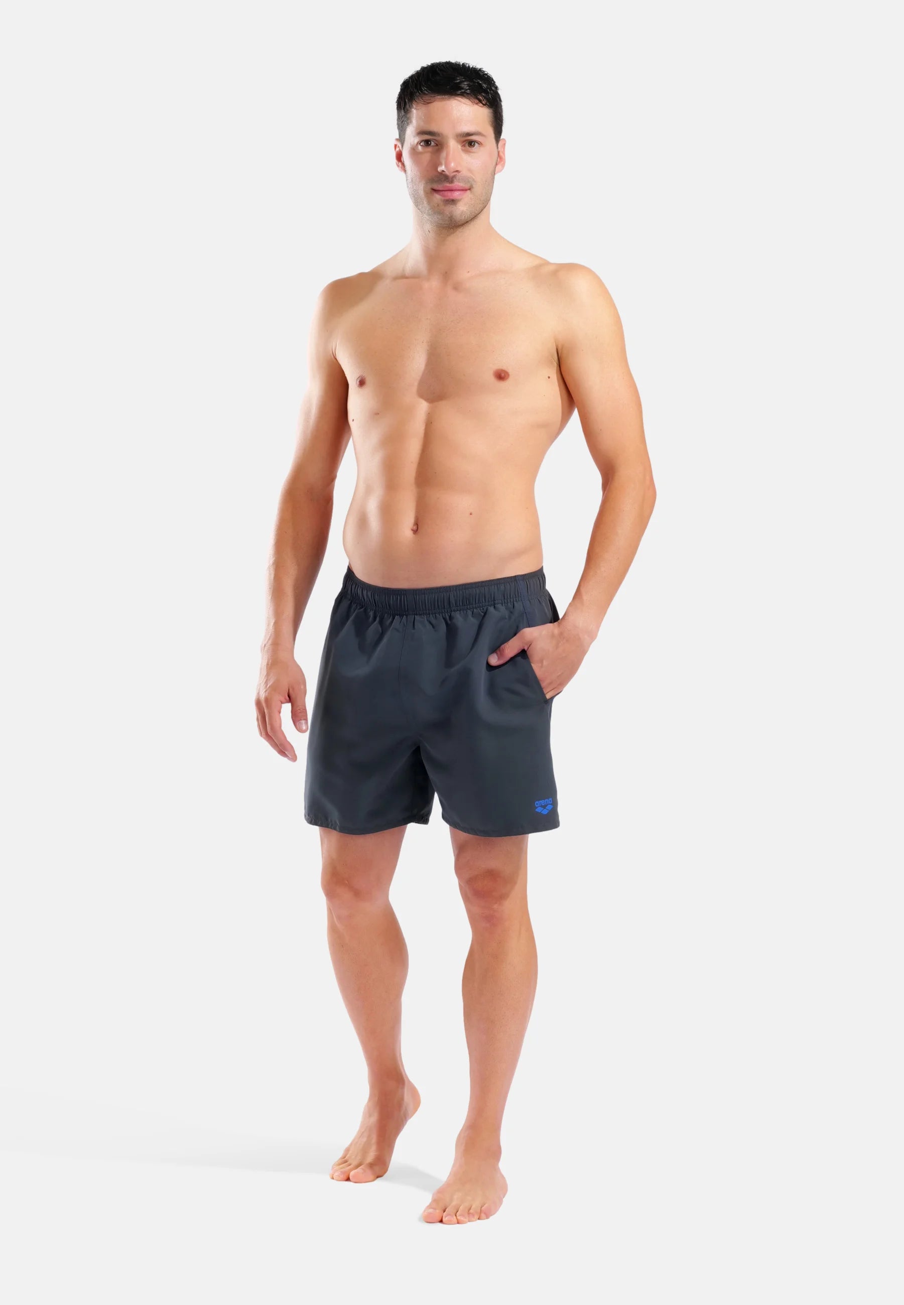 Arena Fundamentals Boxer R – Asfalto, Blu Neon